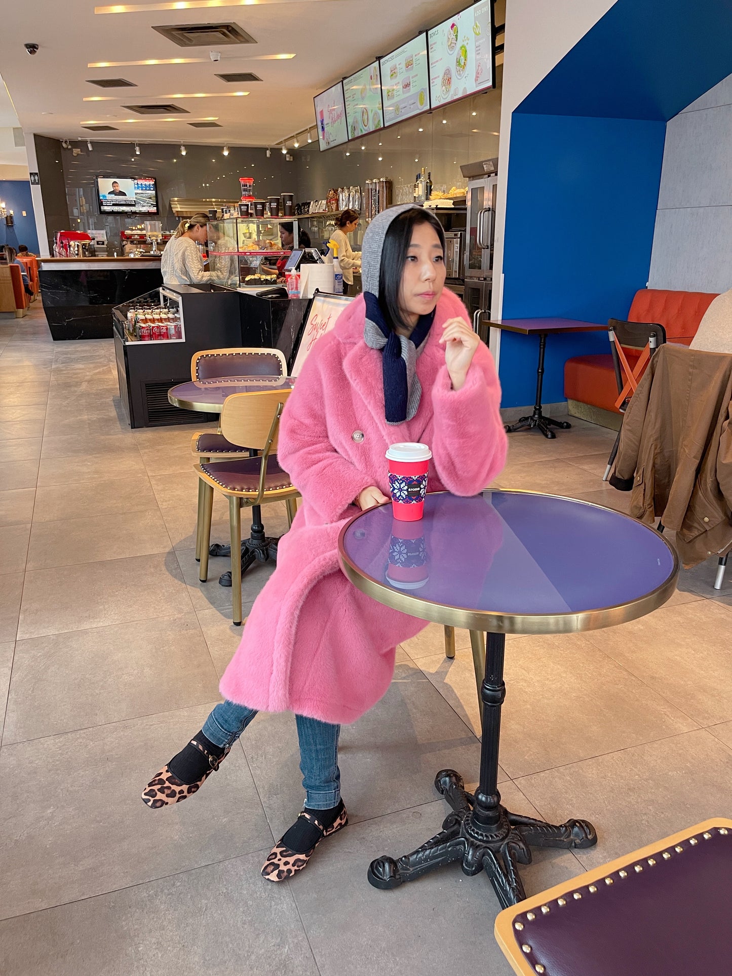 Eco mink coat