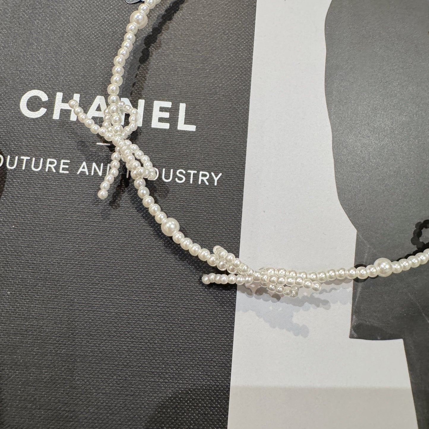 Choker Pearl bow Necklace