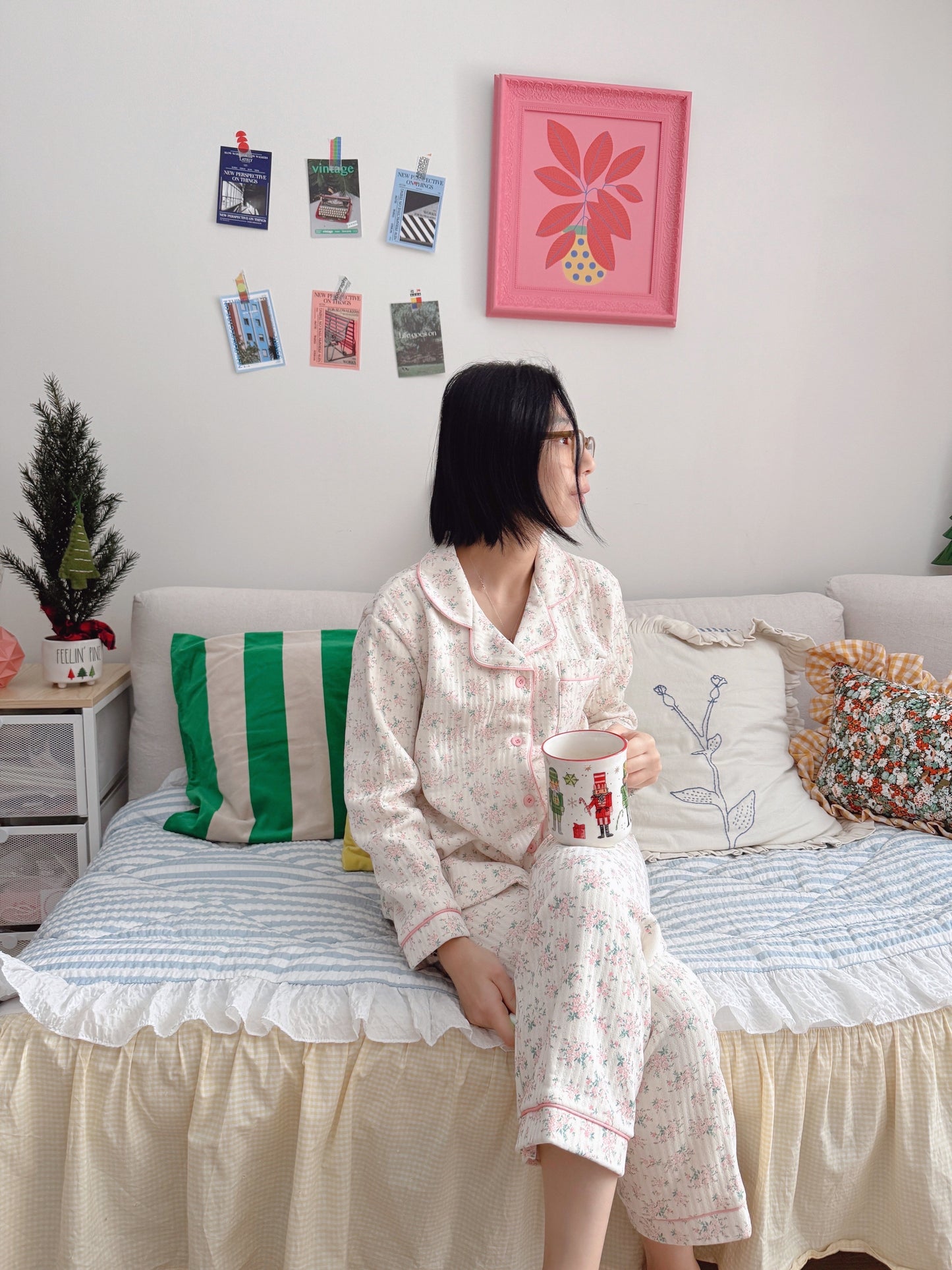 Vintage Flowers Pajama set