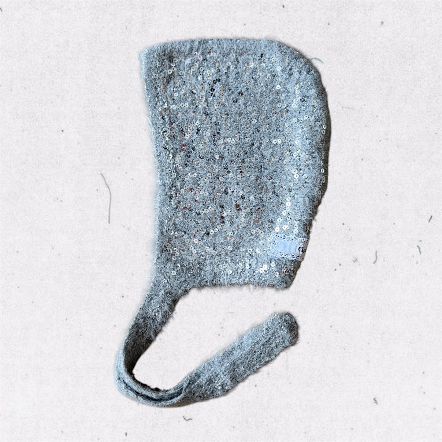 sequin balaclava( ivory, pink, gray, black)