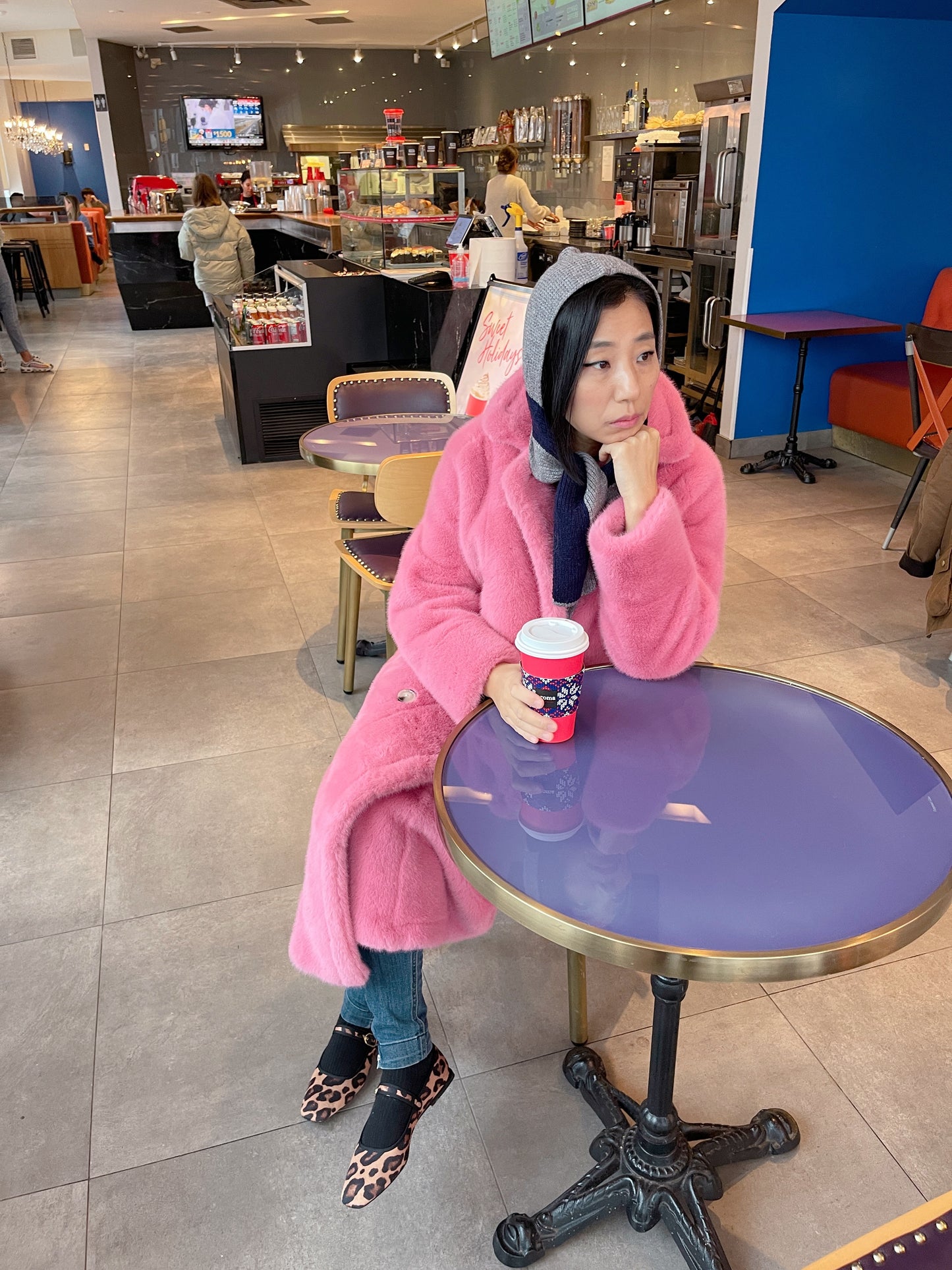 Eco mink coat
