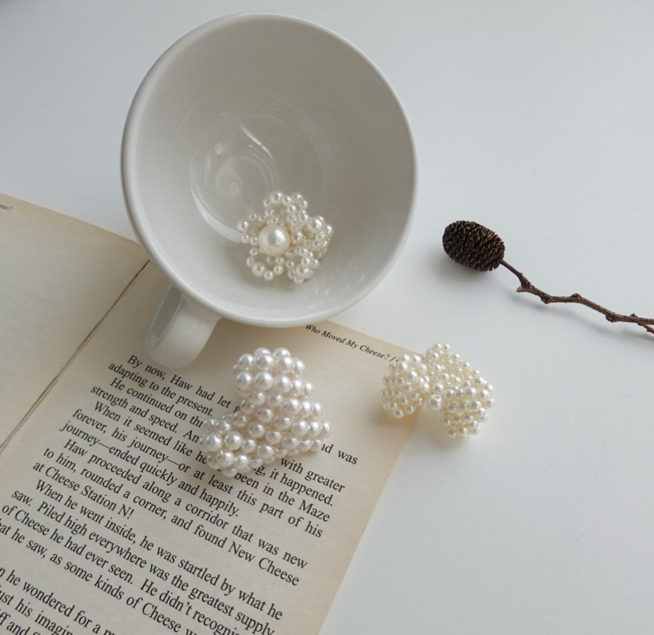 pearl ring (flower, ribbon,heart)