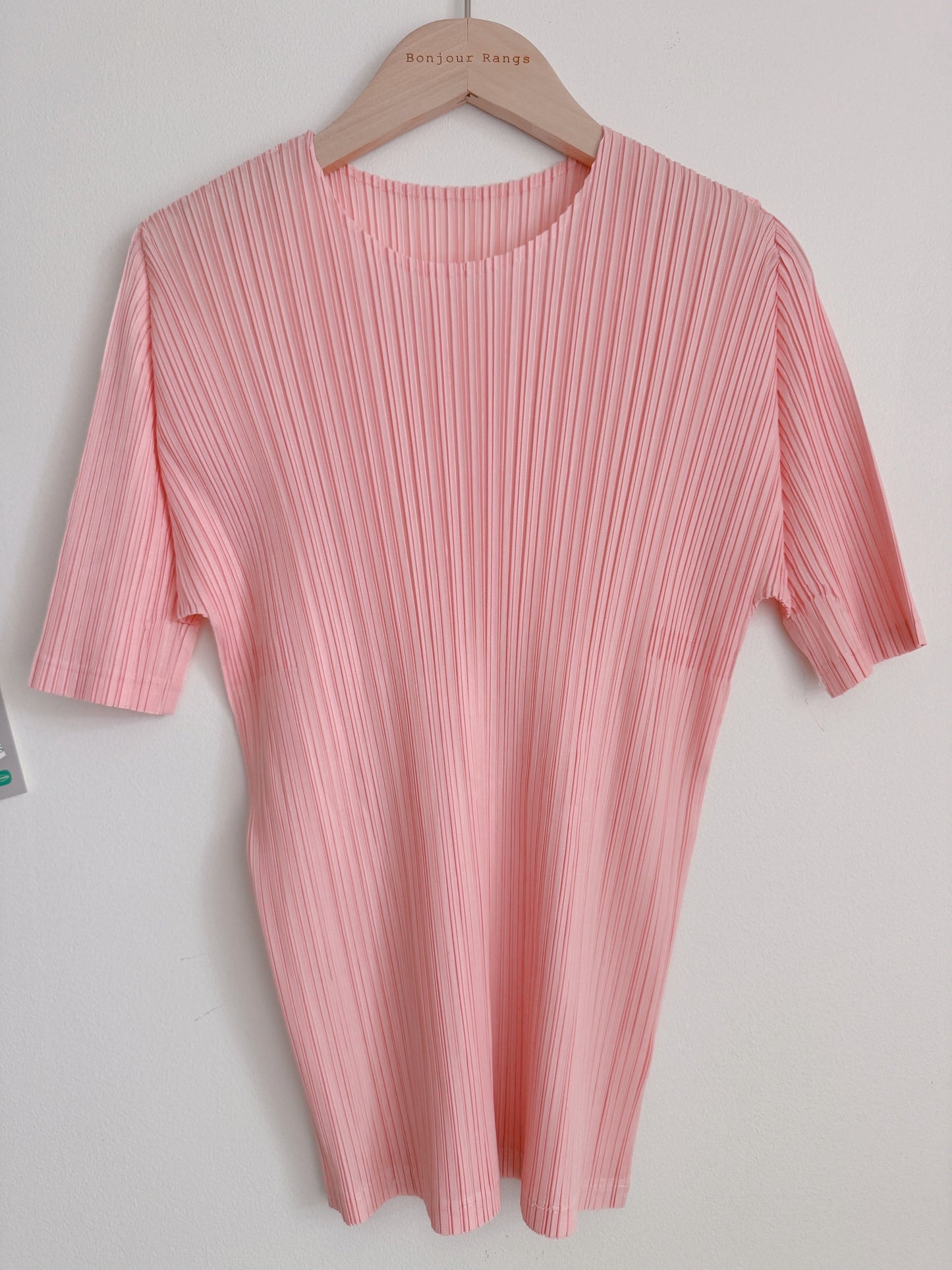 Pleats basic top (pink, gray khaki, ruby, white, black, silver)