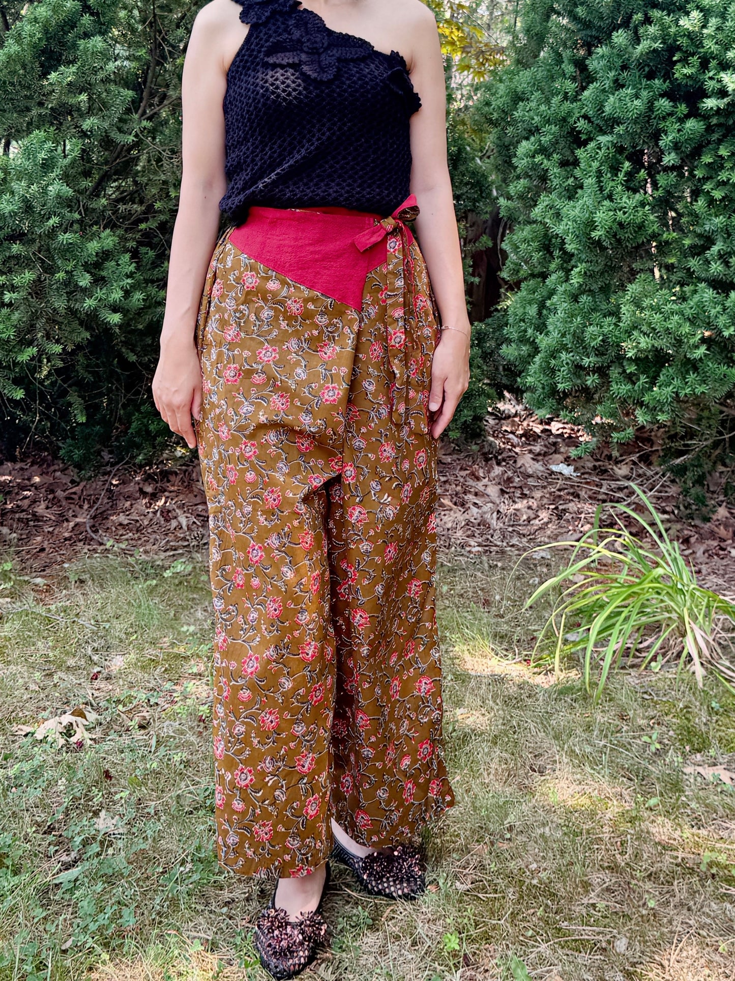 India wrap pants