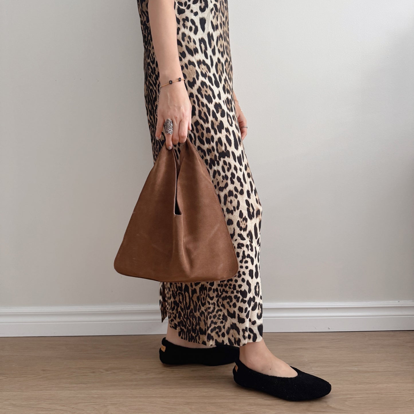 Suede Tote (camel, brown)
