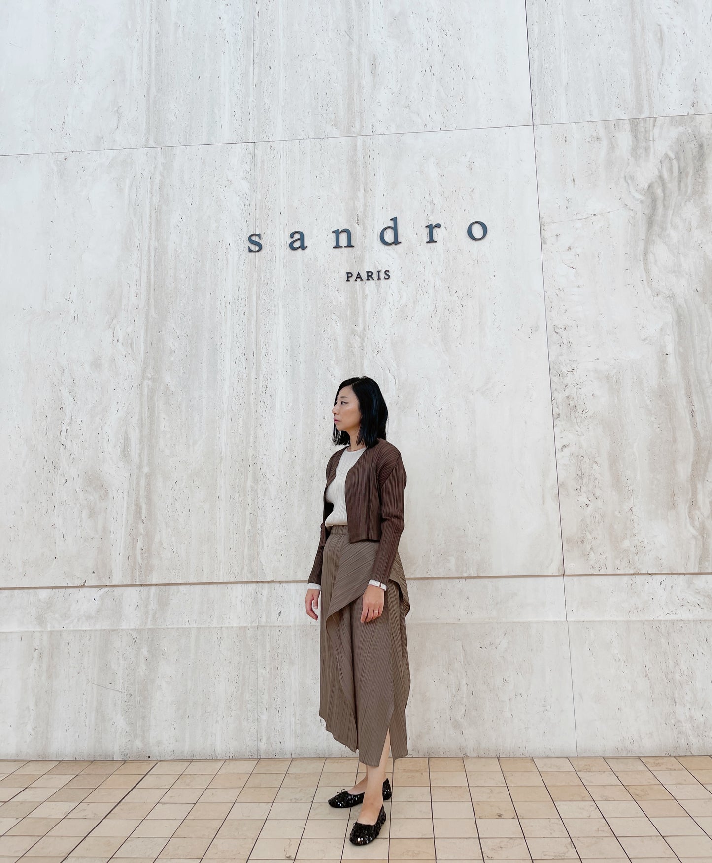 Edge skirt (black, pink, beige, brown)