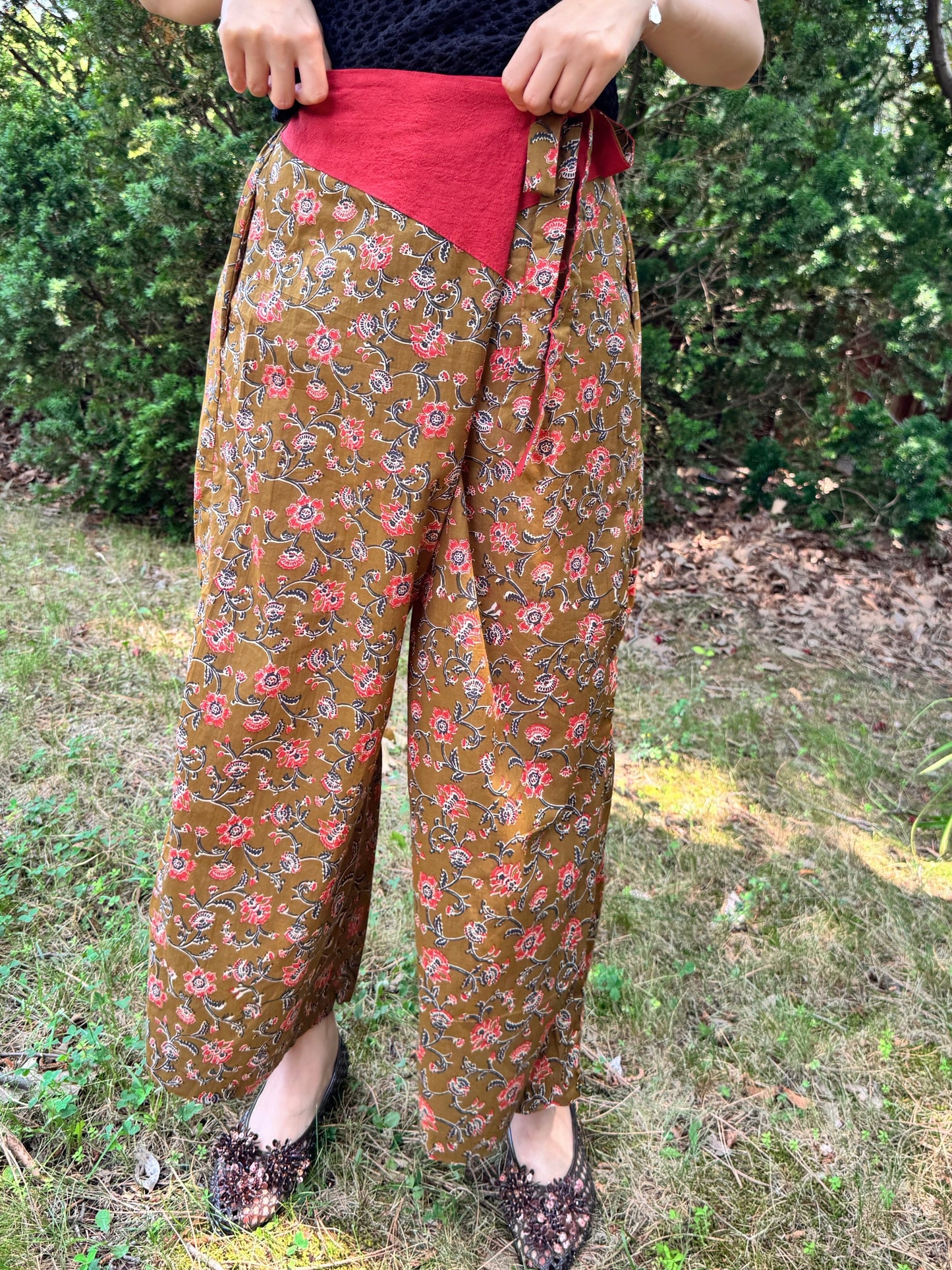 India wrap pants