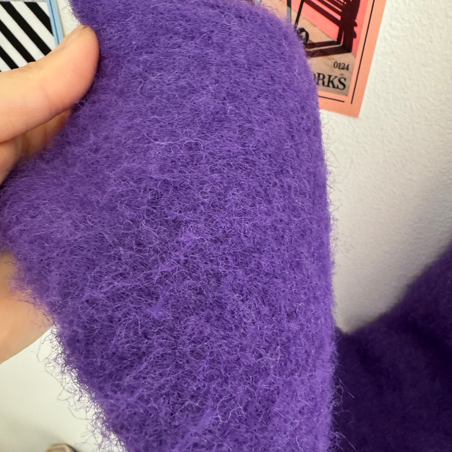 Premium Purple wool cardigan