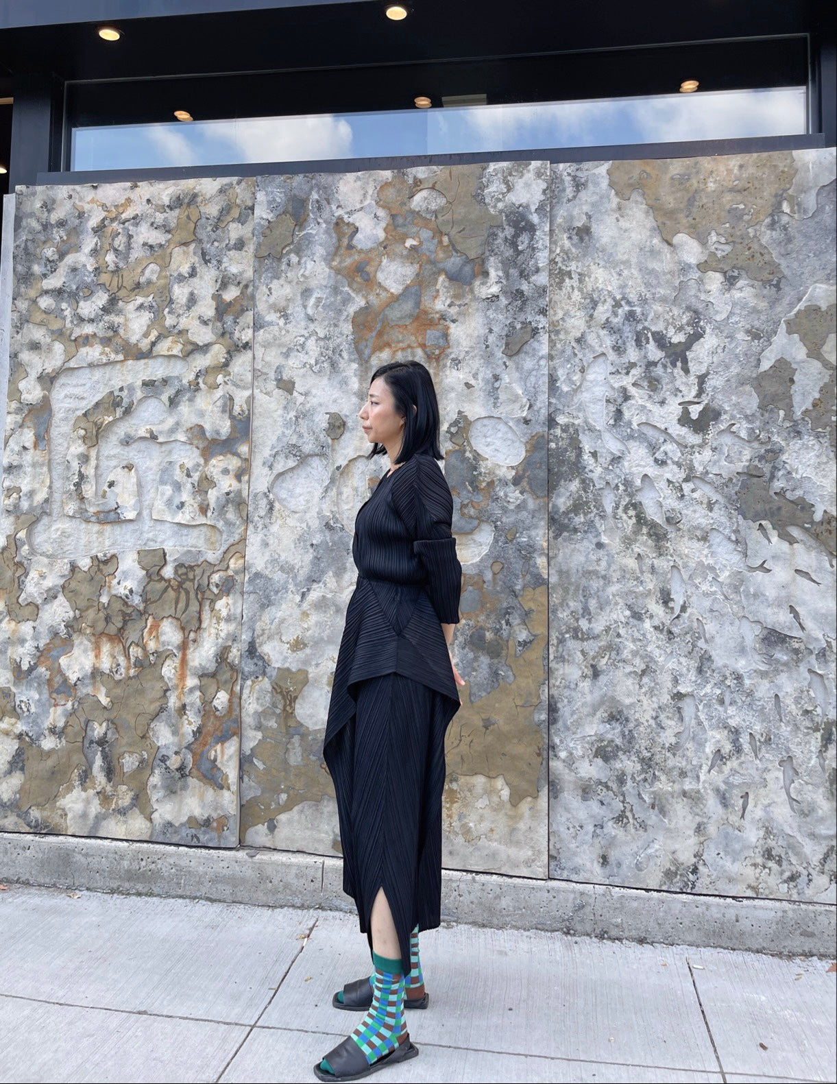 Edge skirt (black, pink, beige, brown)