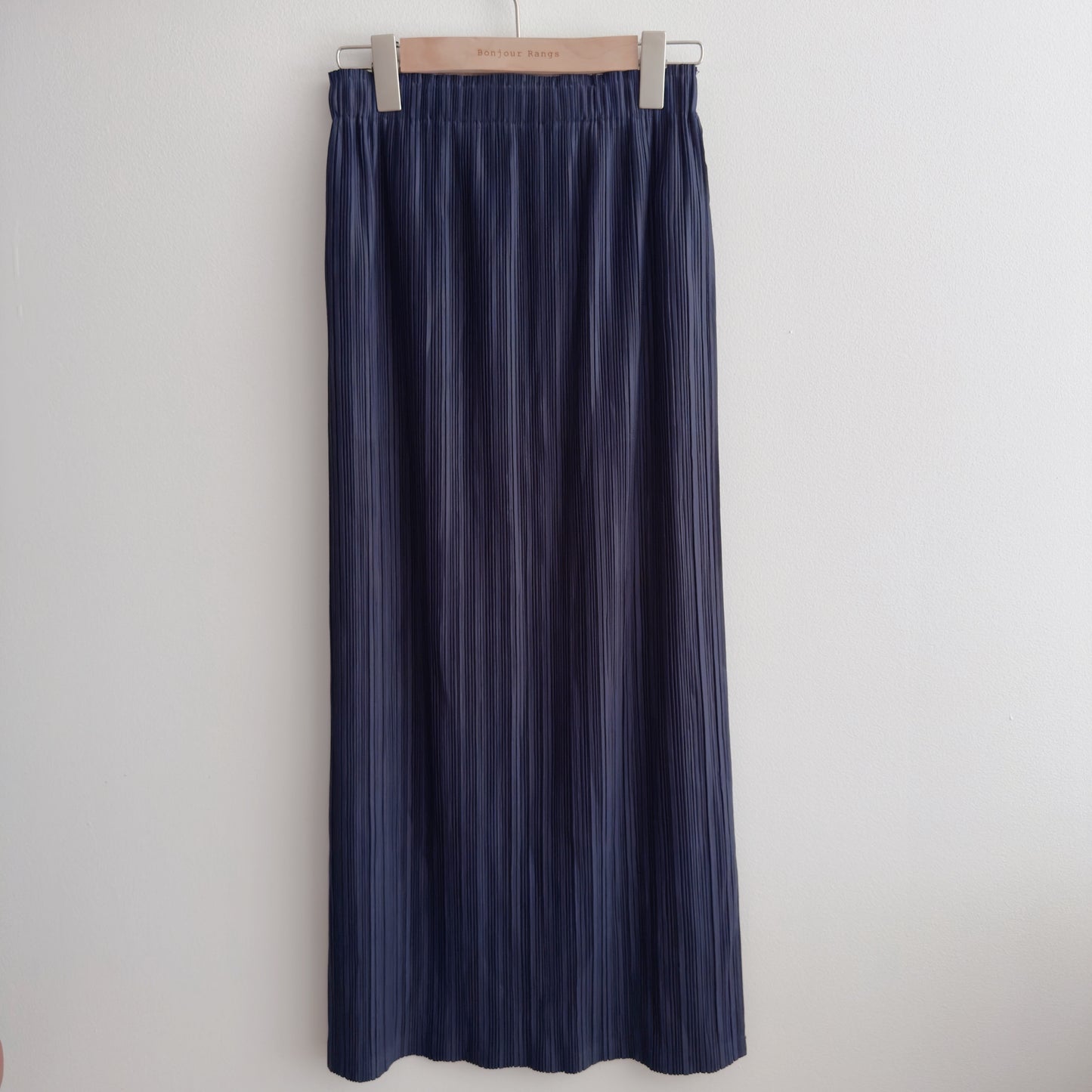 Pleated maxi skirt