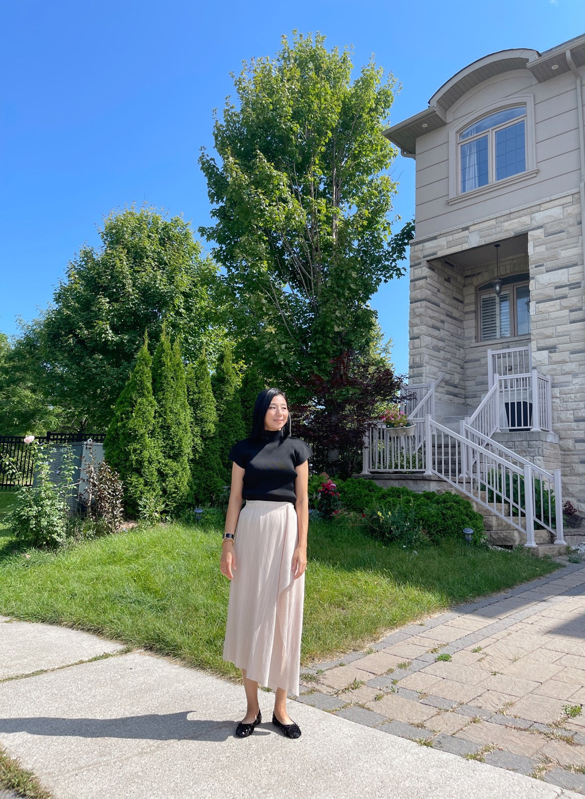 Edge skirt (black, pink, beige, brown)