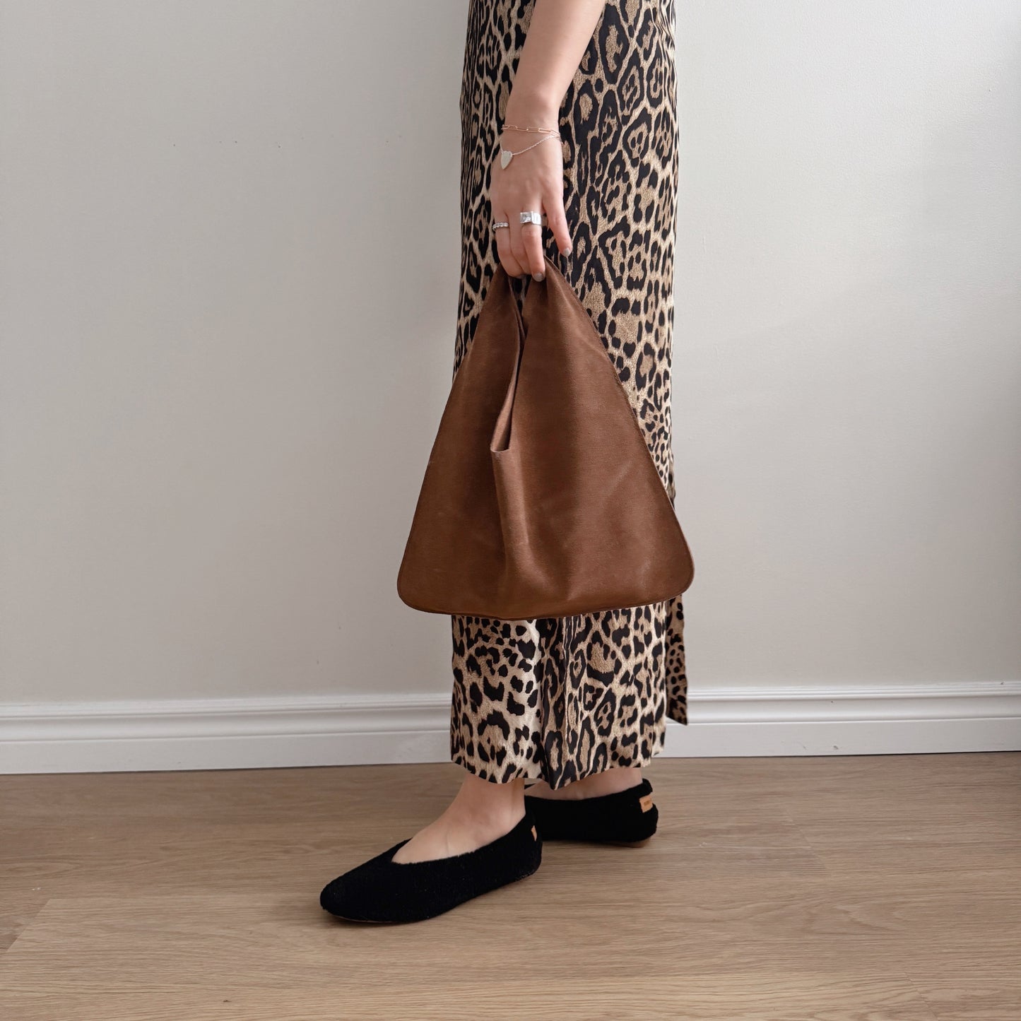 Suede Tote (camel, brown)