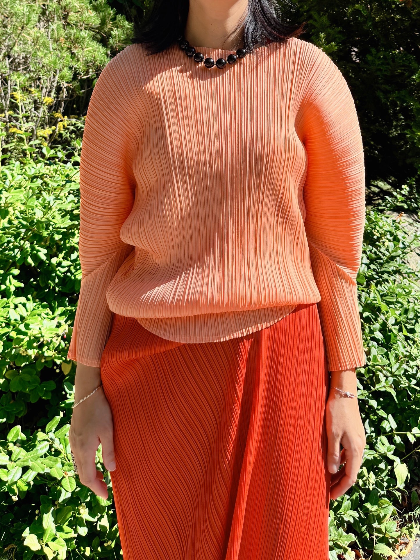 ballon sleeve top(orange, lemon, black)