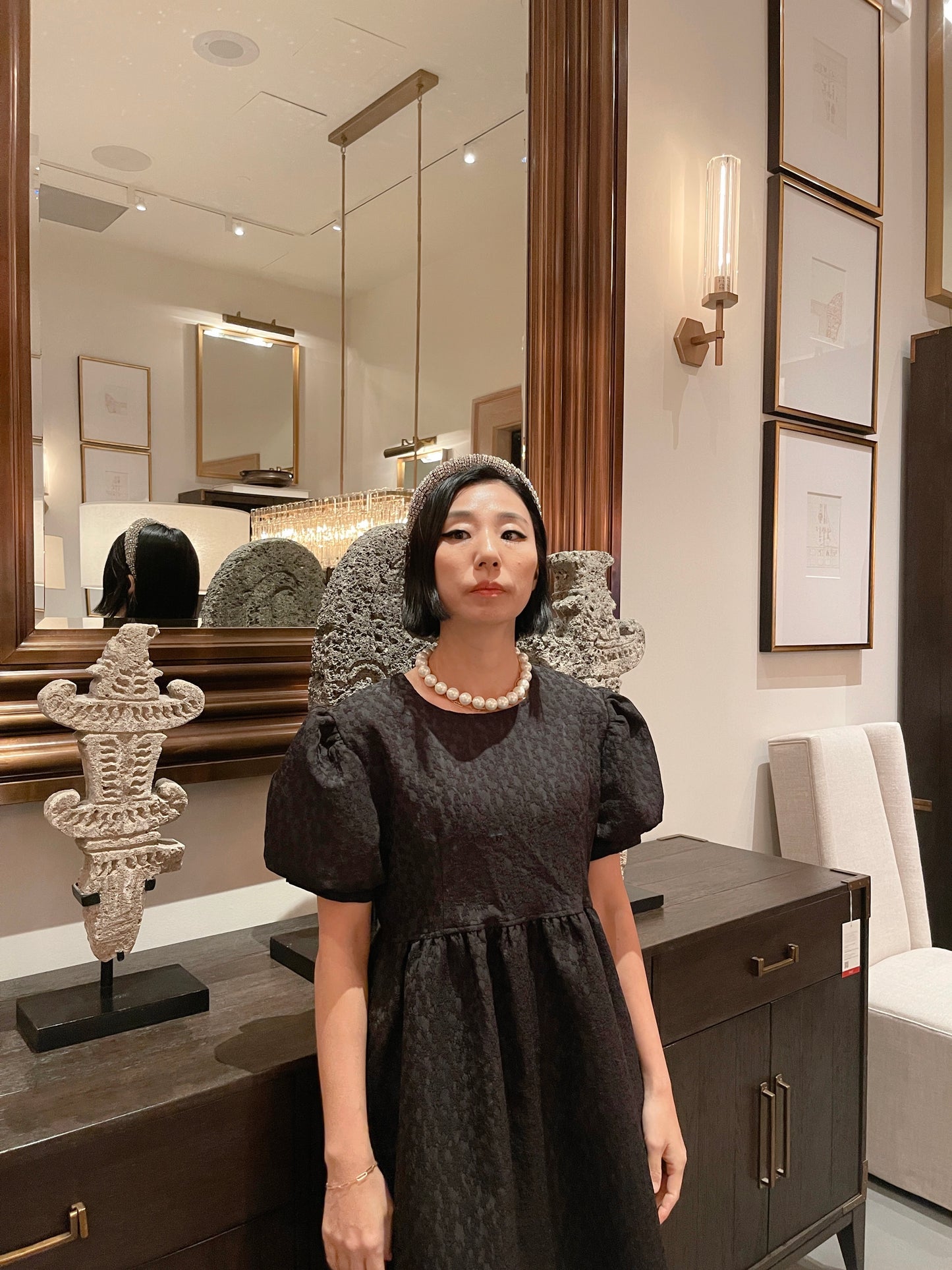 jacquard dress