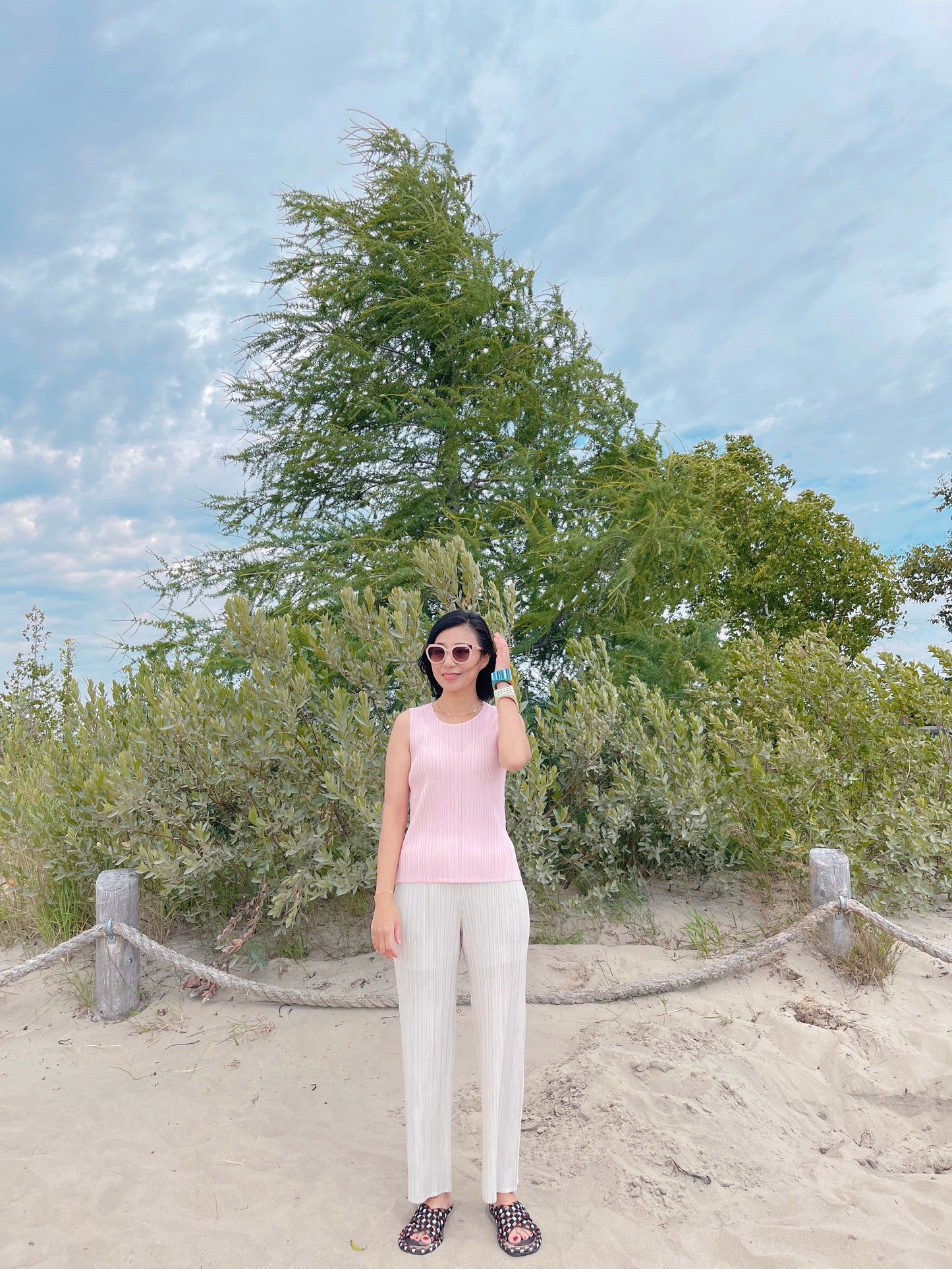 Basic Top (black, ivory, green, pink)
