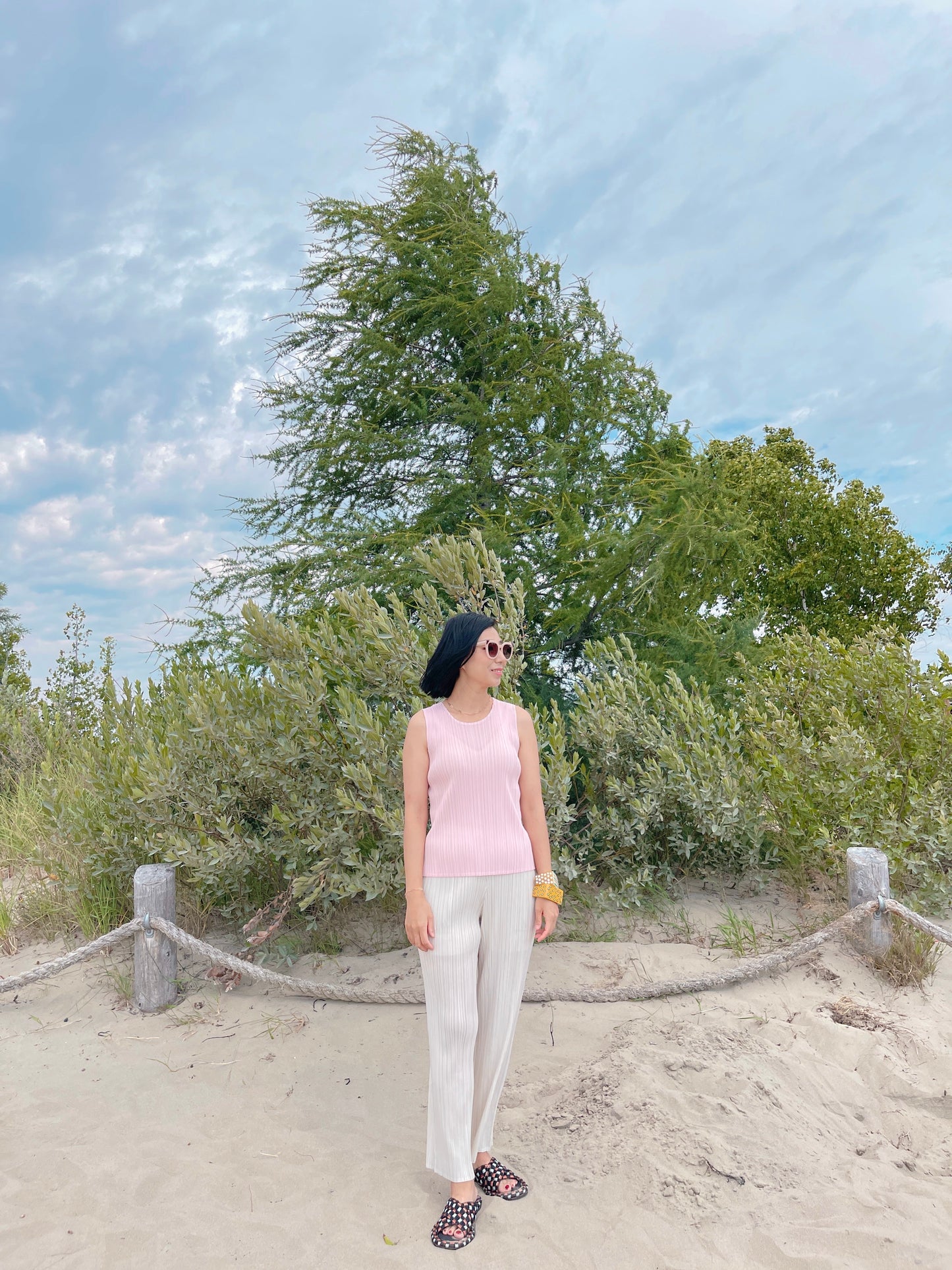 Basic Top (black, ivory, green, pink)