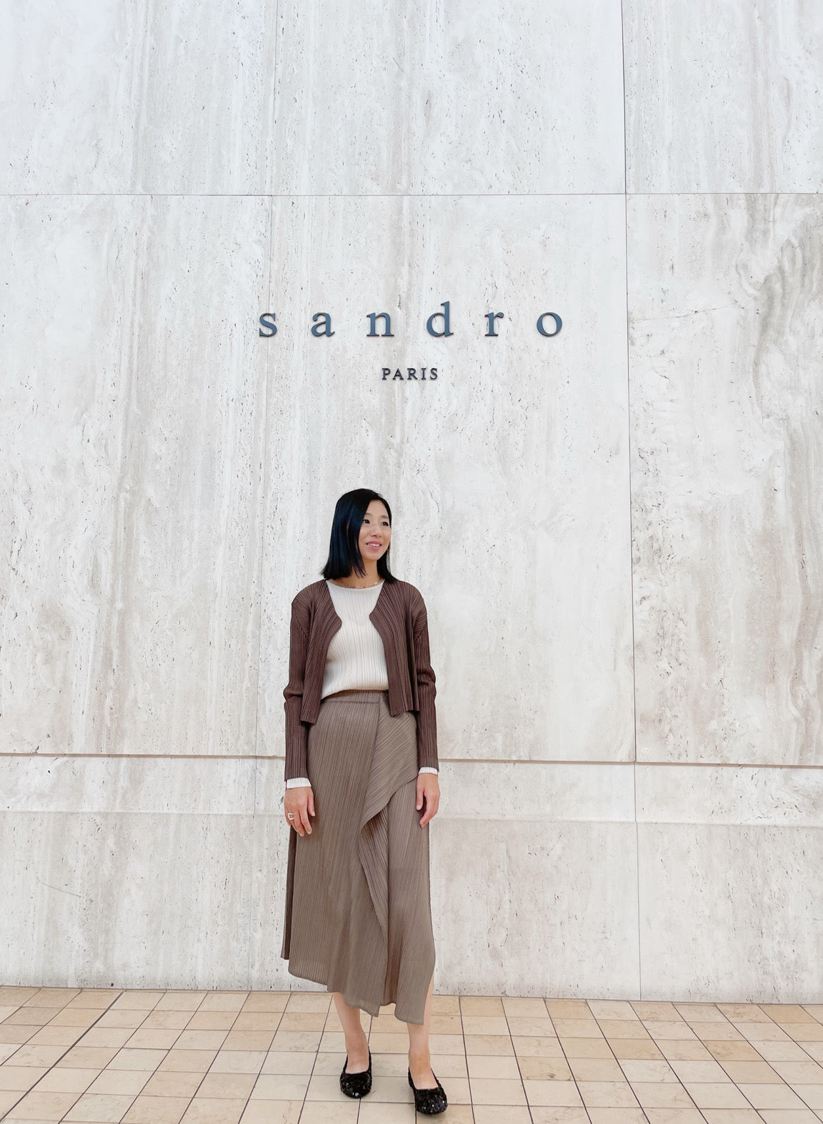 Edge skirt (black, pink, beige, brown)