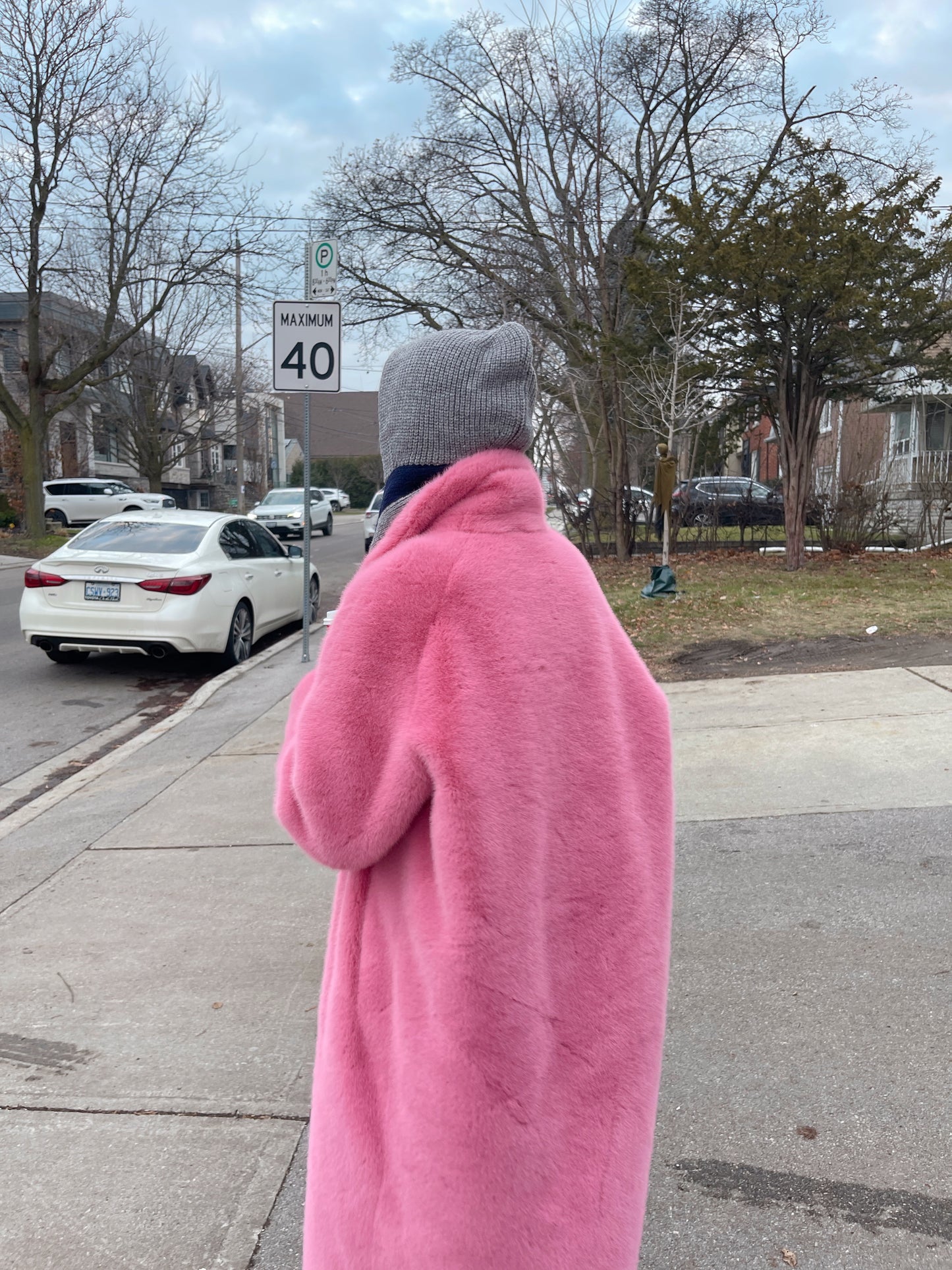 Eco mink coat