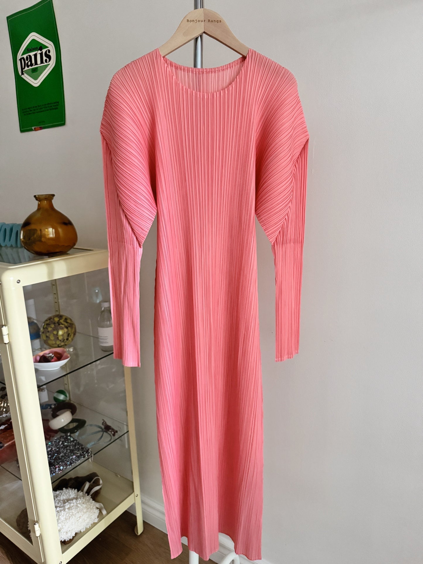 Edge dress (pink, blue)