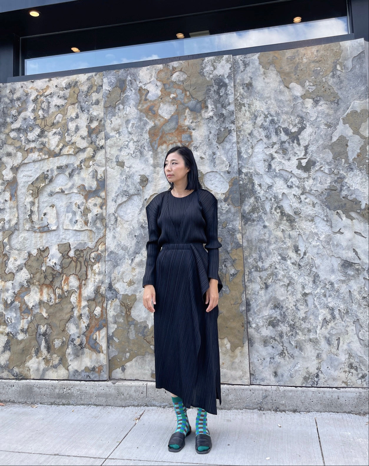 Edge skirt (black, pink, beige, brown)