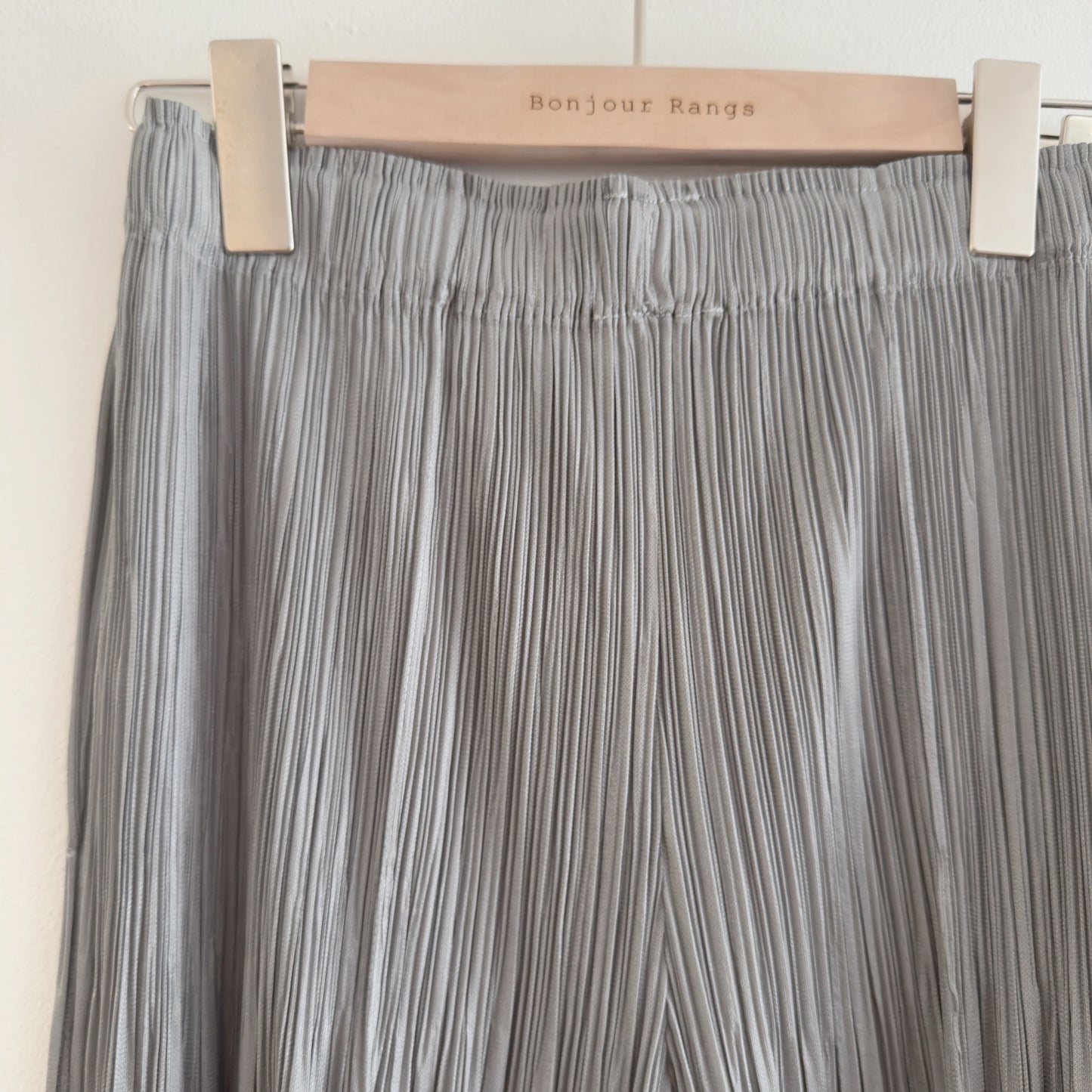 SS)Pleated baggy pants (gray,black)