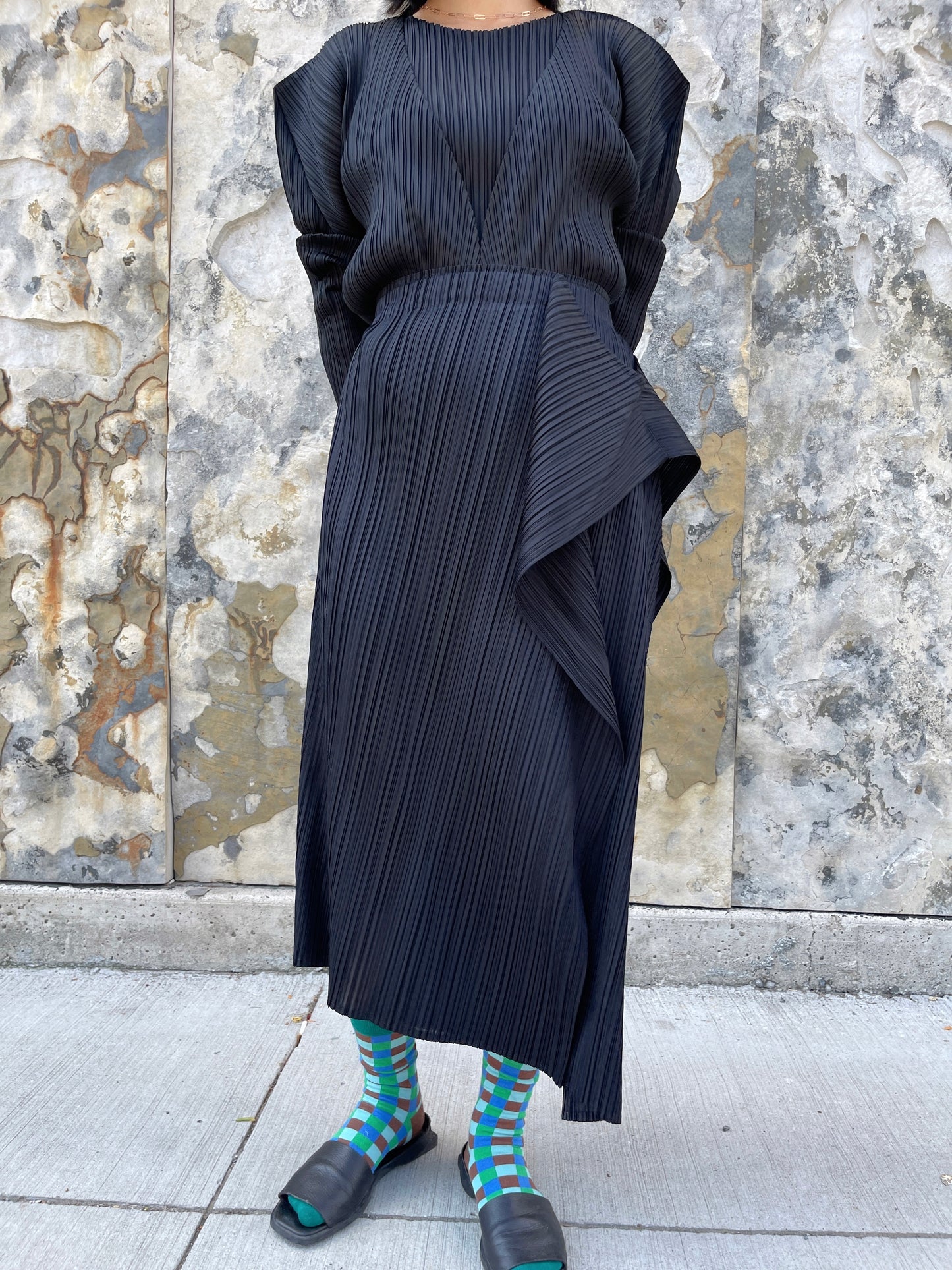 Edge skirt (black, pink, beige, brown)