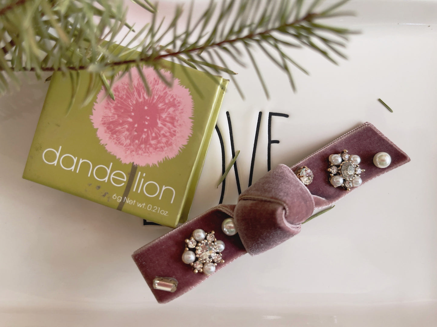 Velvet Ribbon Hair Clips