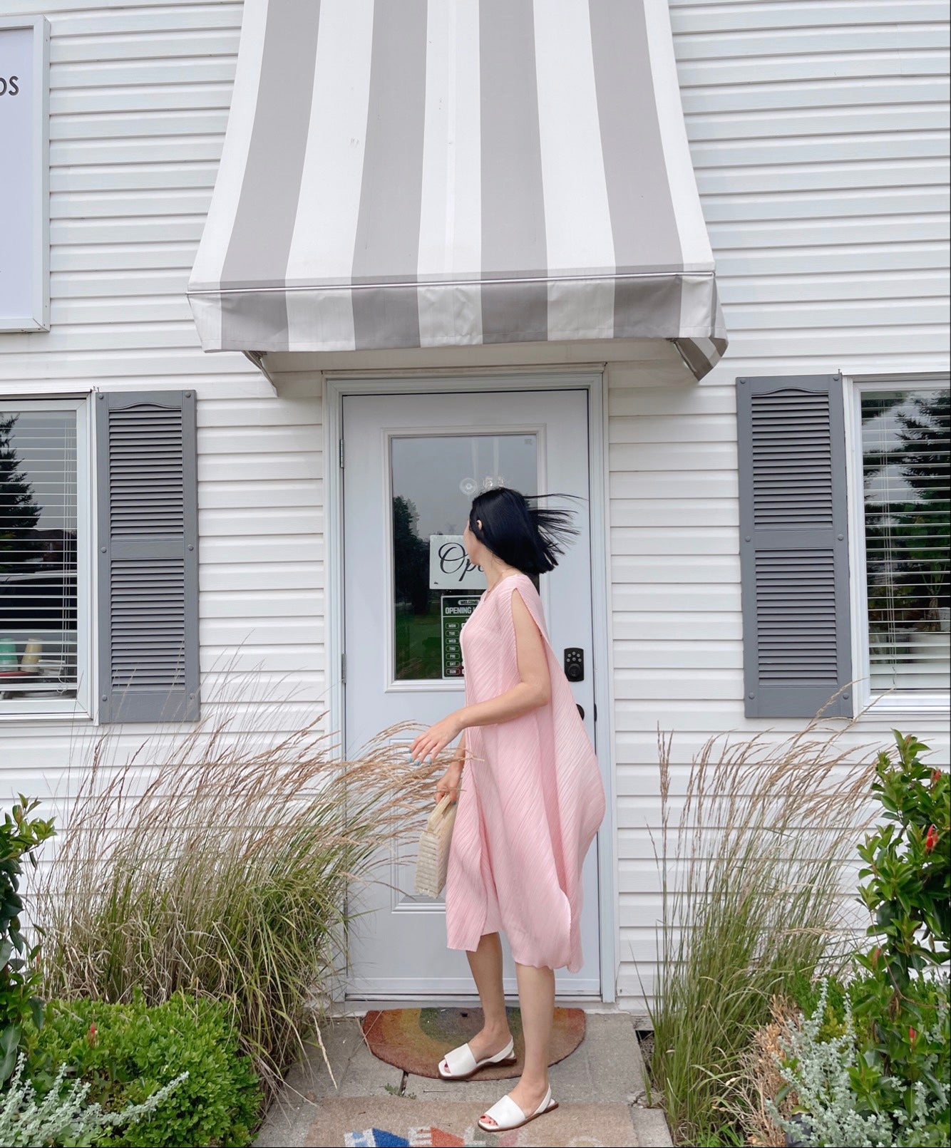 solid dress (black, pastel blue ,pink)