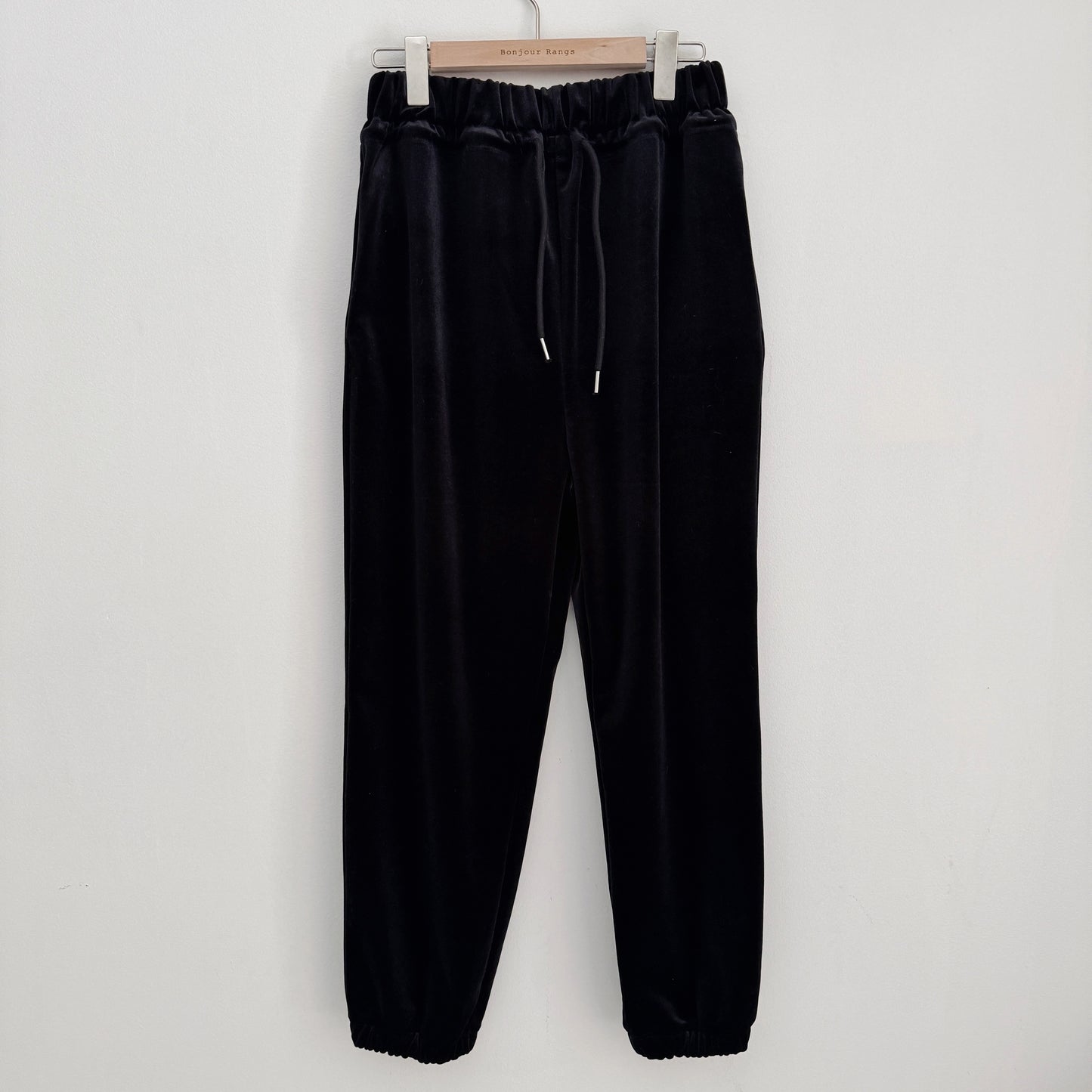 Velvet jogger pants