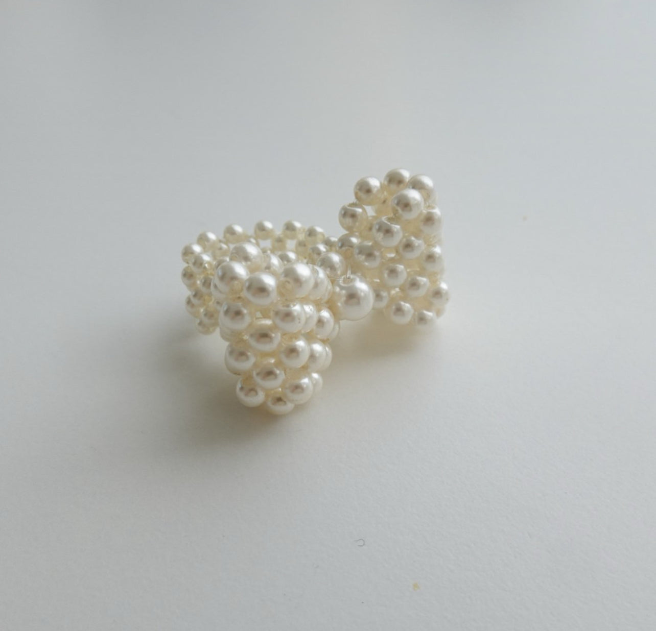 pearl ring (flower, ribbon,heart)