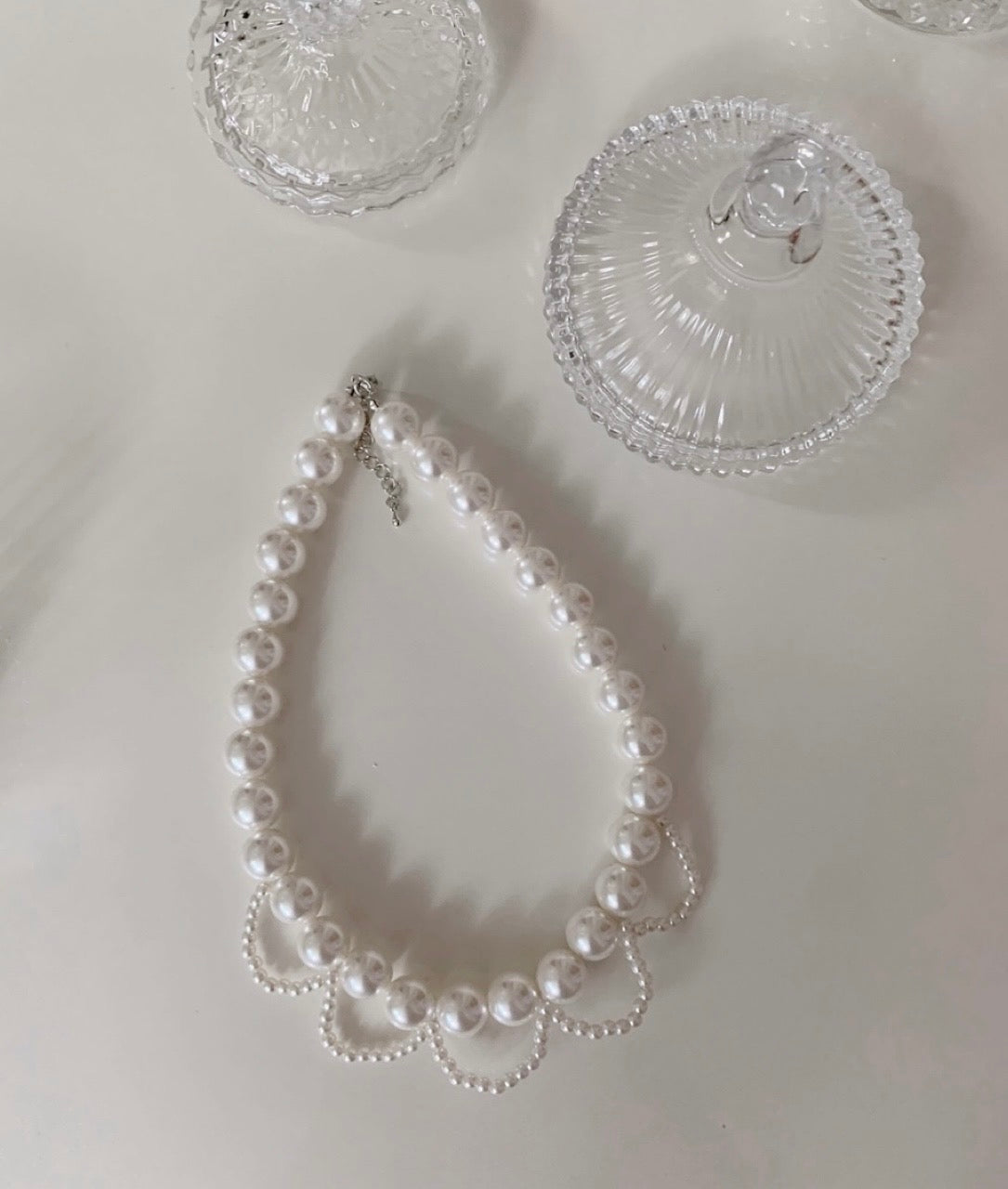 Flower Pearl Necklace