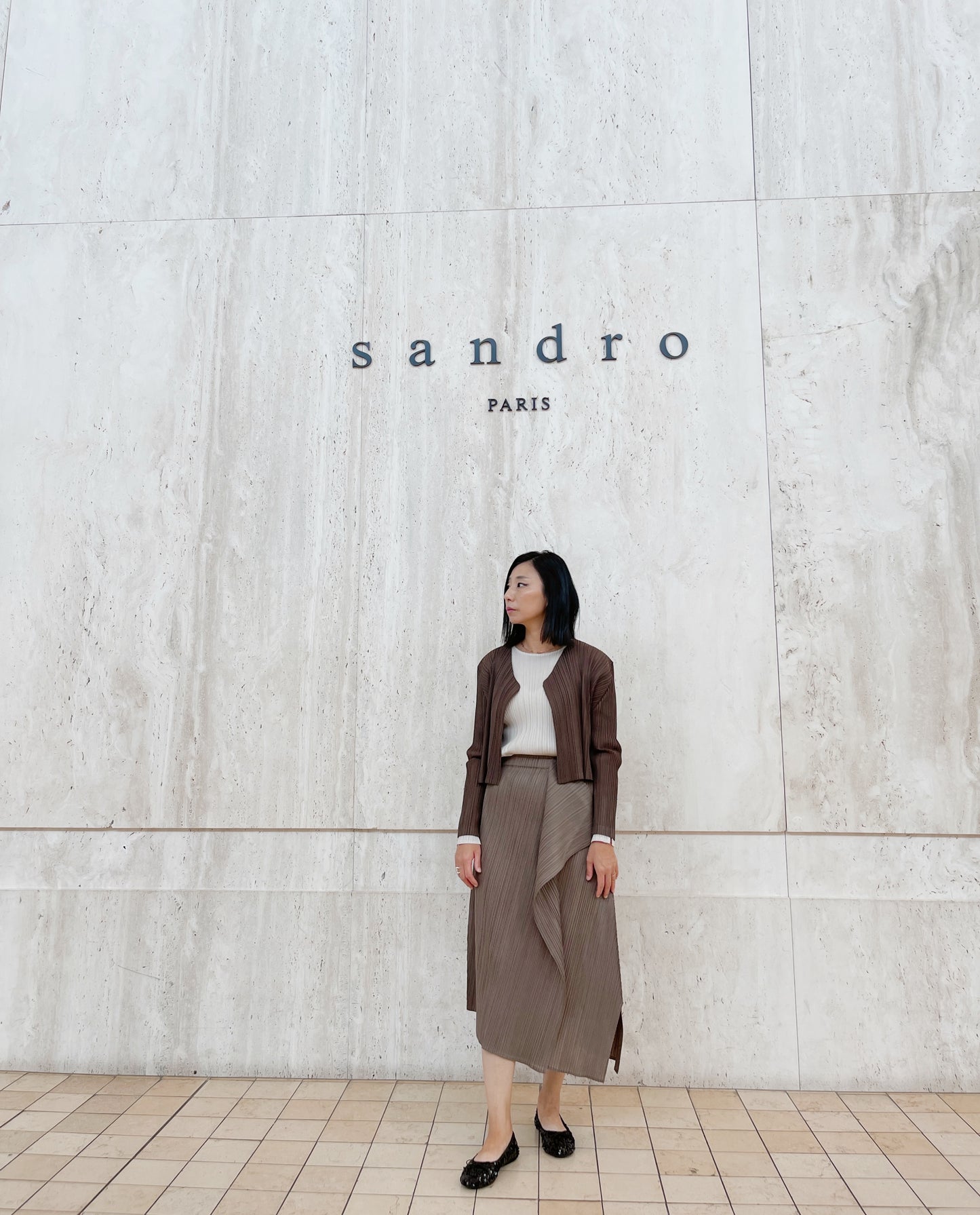 Edge skirt (black, pink, beige, brown)