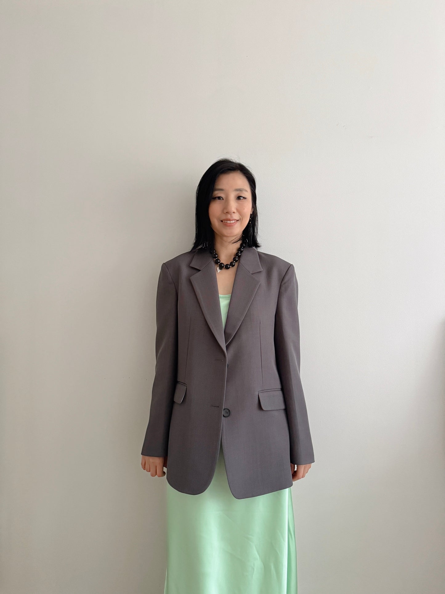 Oversized blazer (gray, black)
