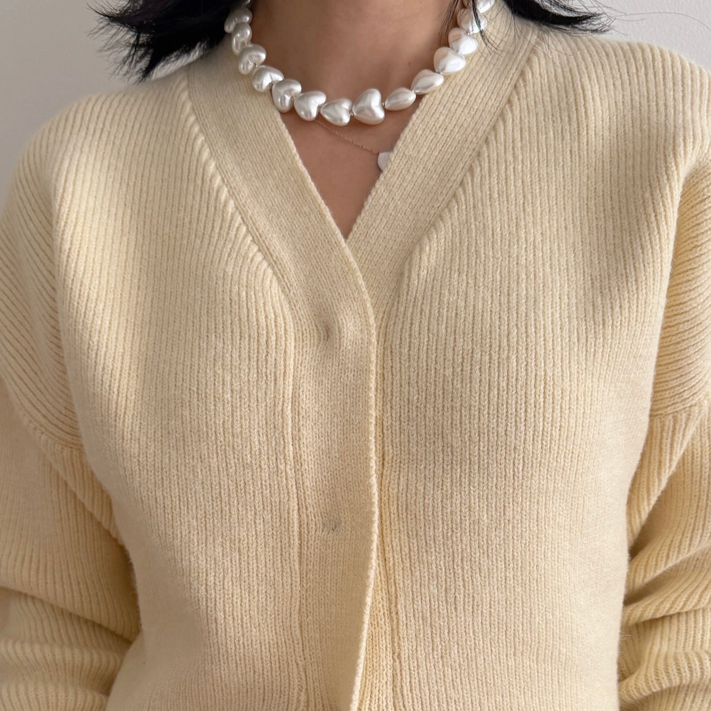 Heart Pearl choker