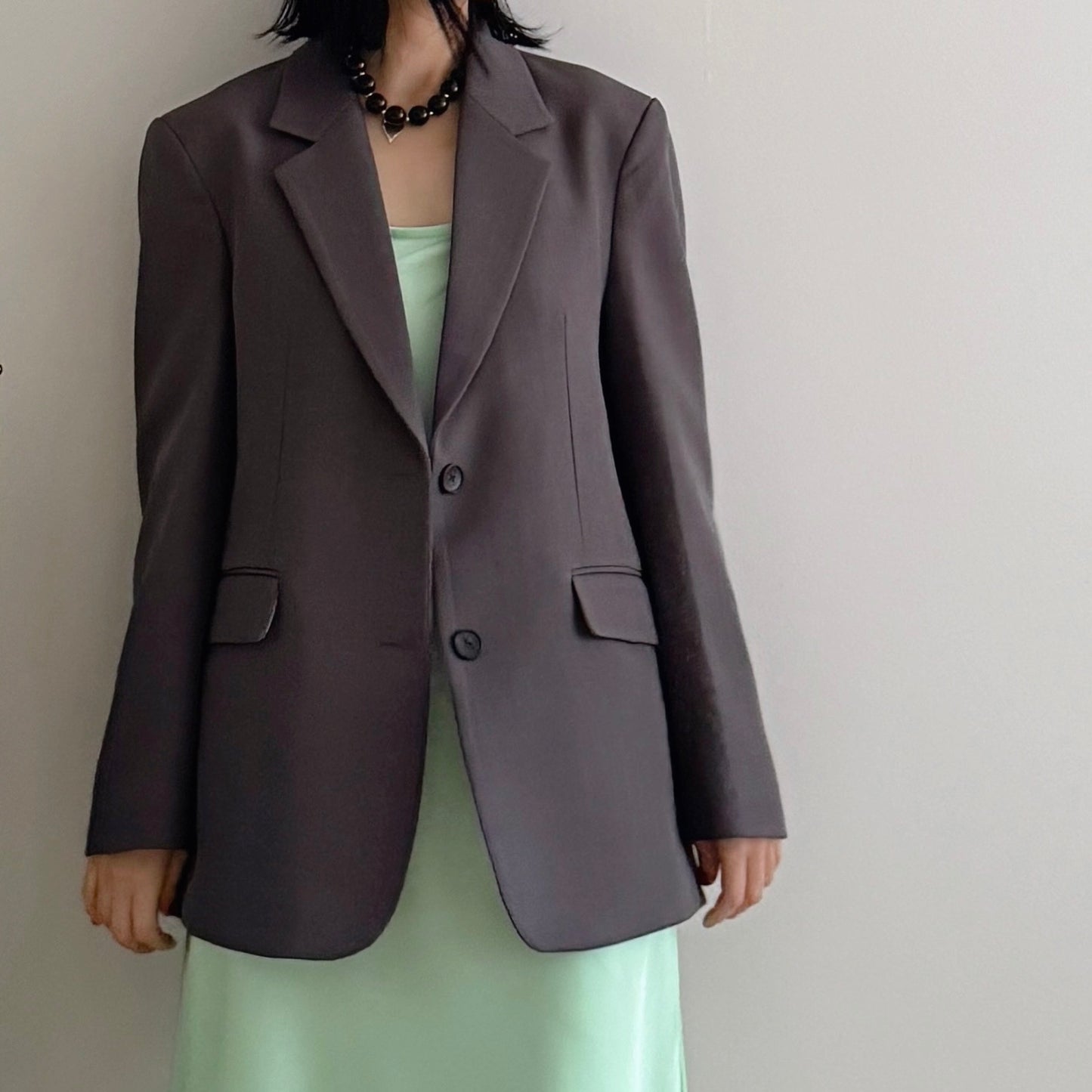 Oversized blazer (gray, black)