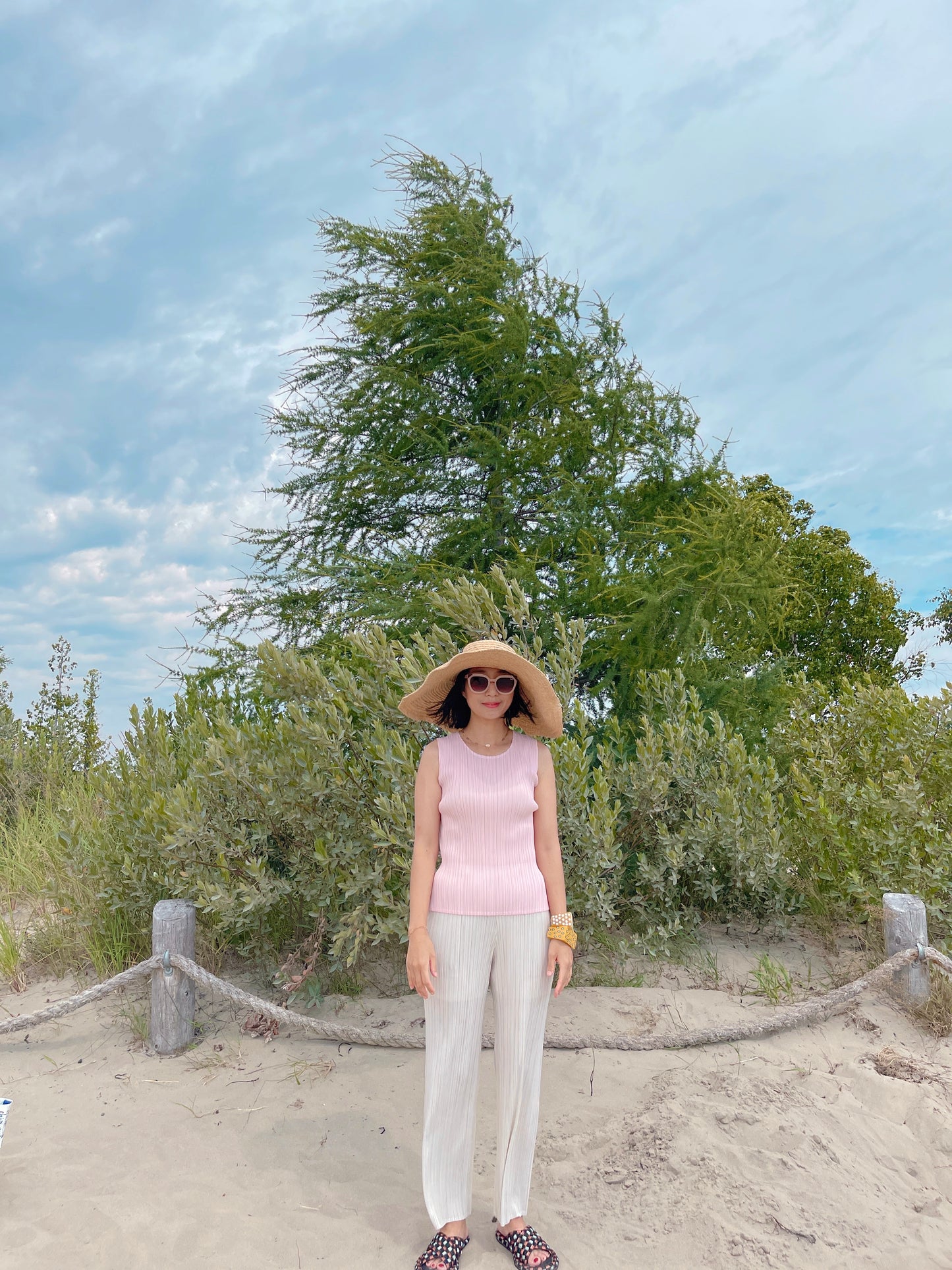 Basic Top (black, ivory, green, pink)