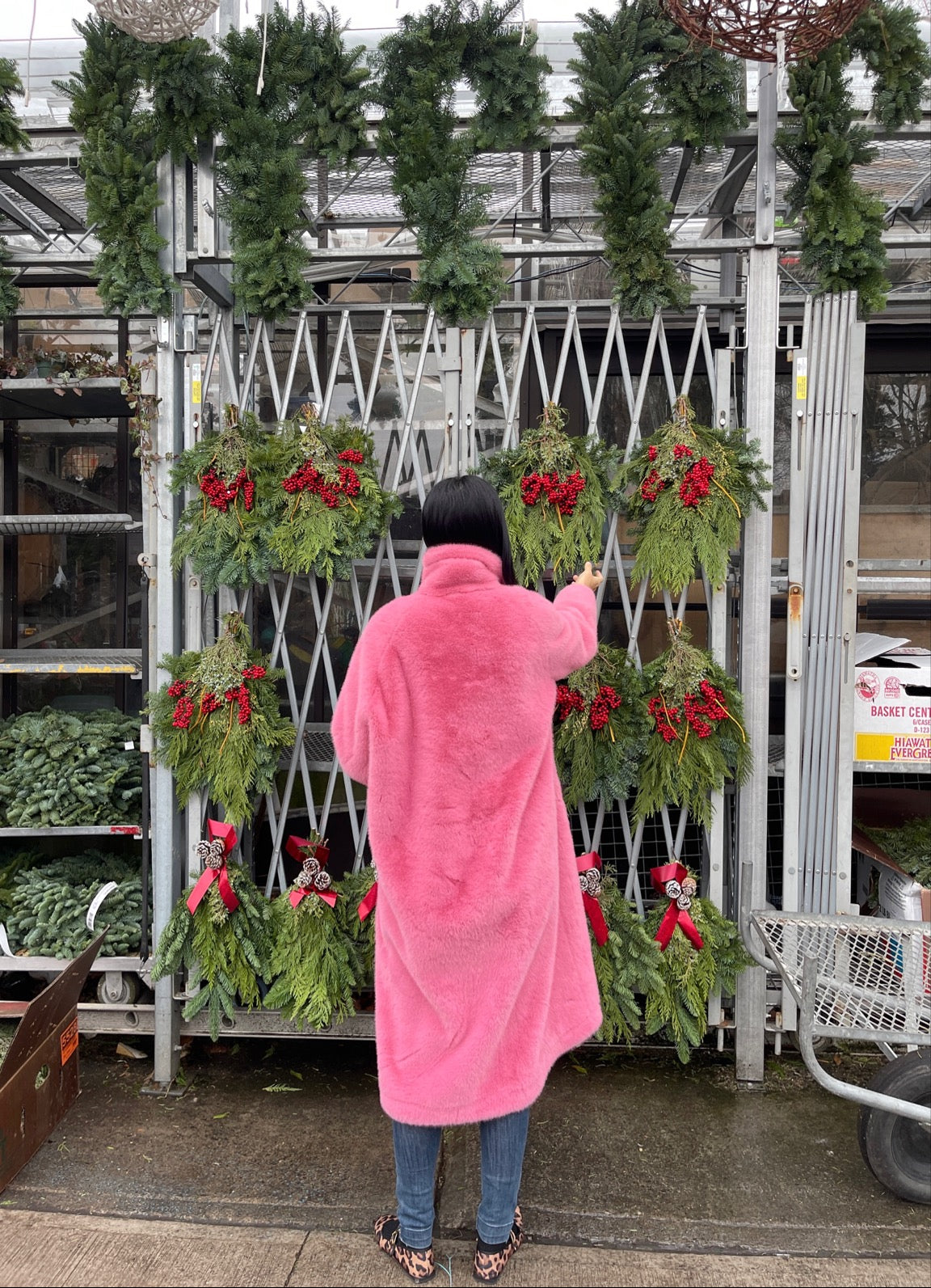 Eco mink coat