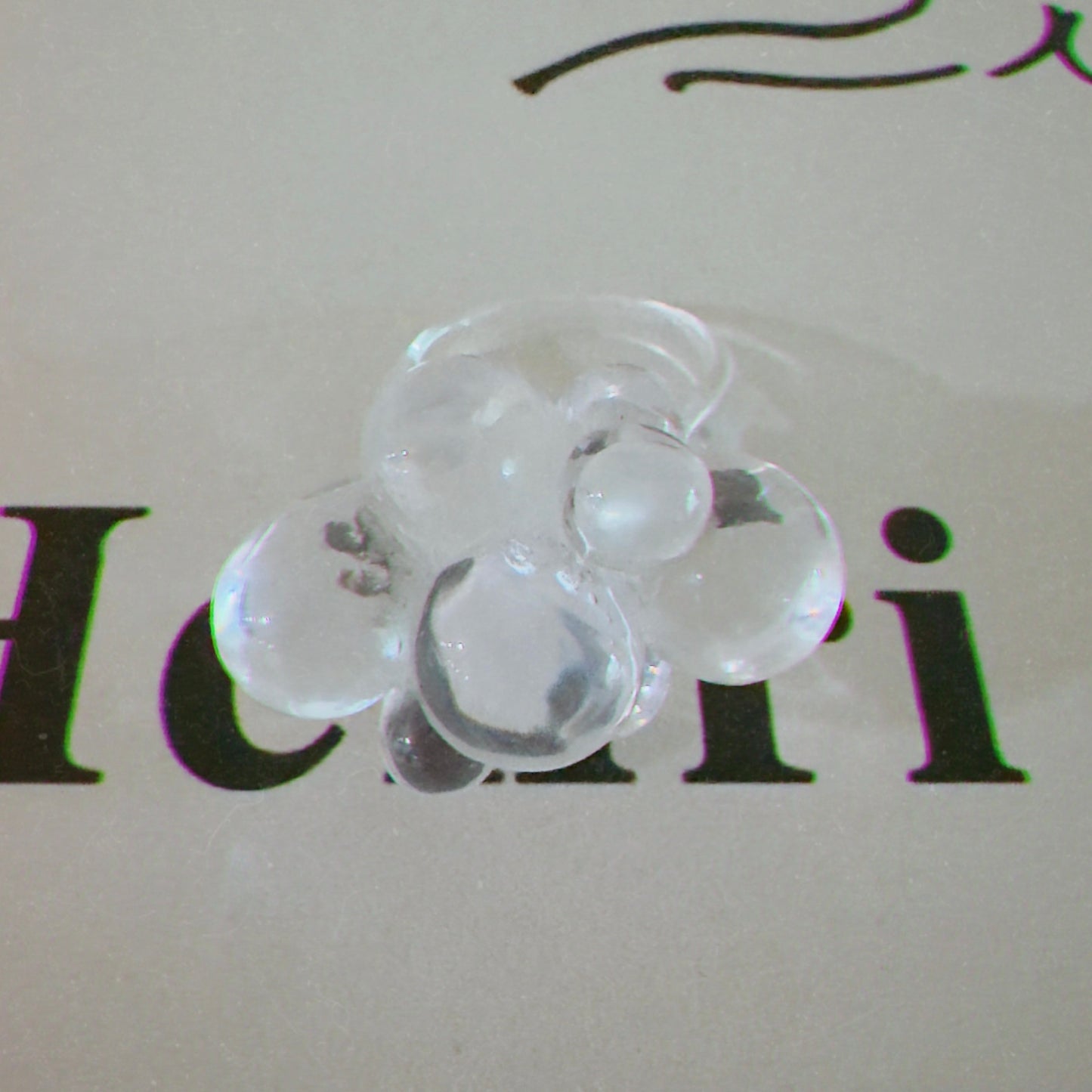 Flower acrylic ring(blue, Green, White)