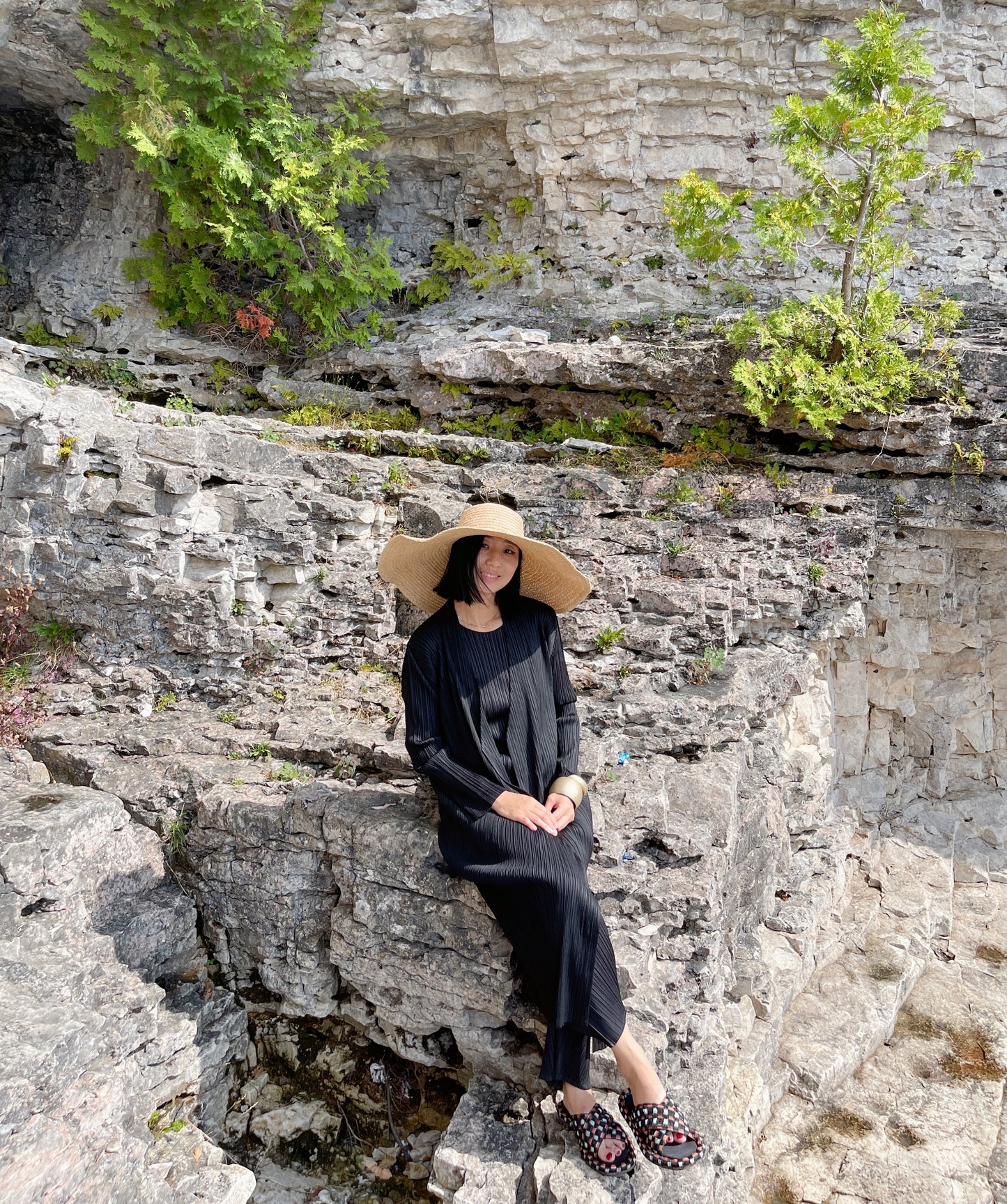 long sleeved cardigan (ivory, black)