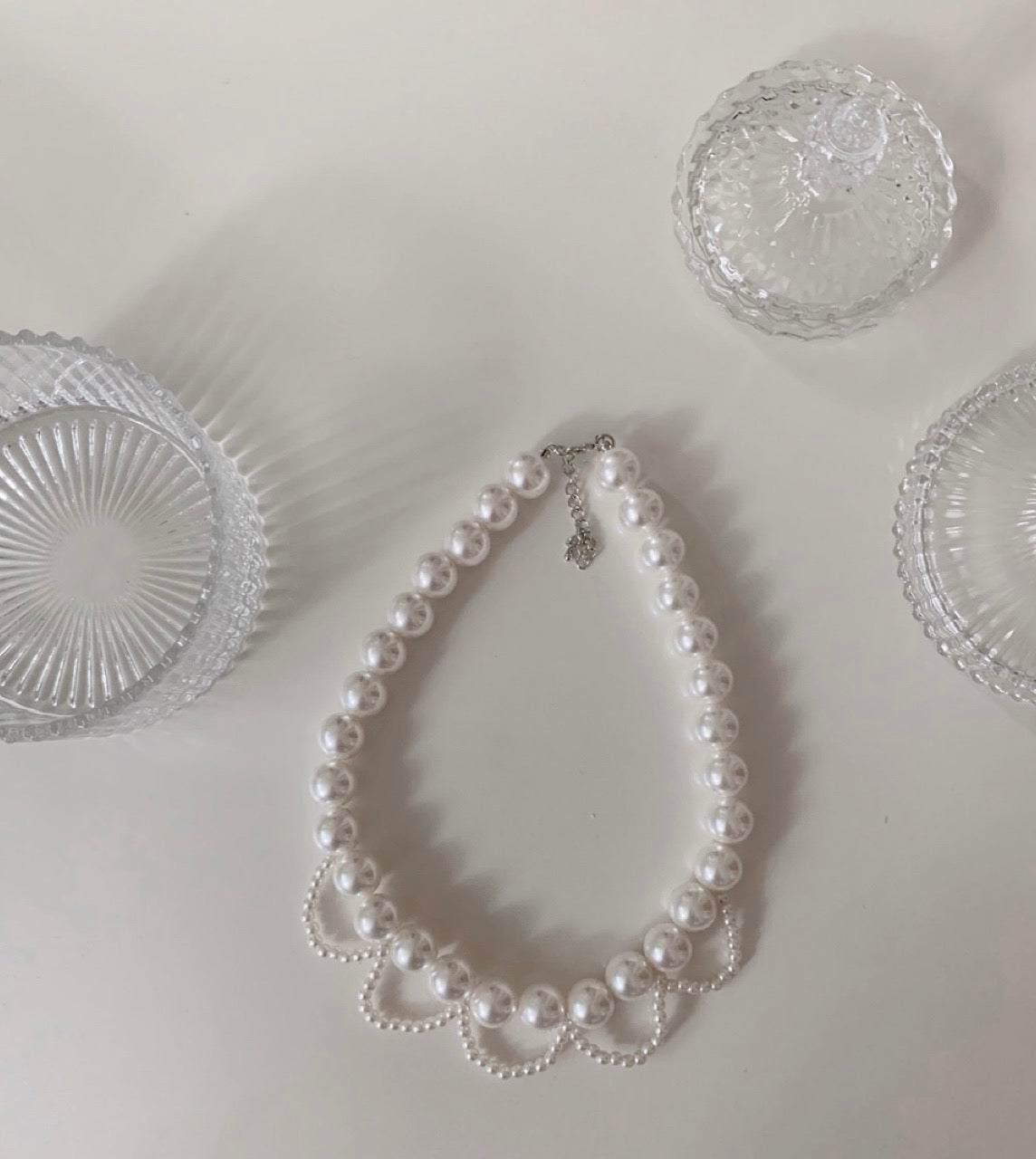 Flower Pearl Necklace
