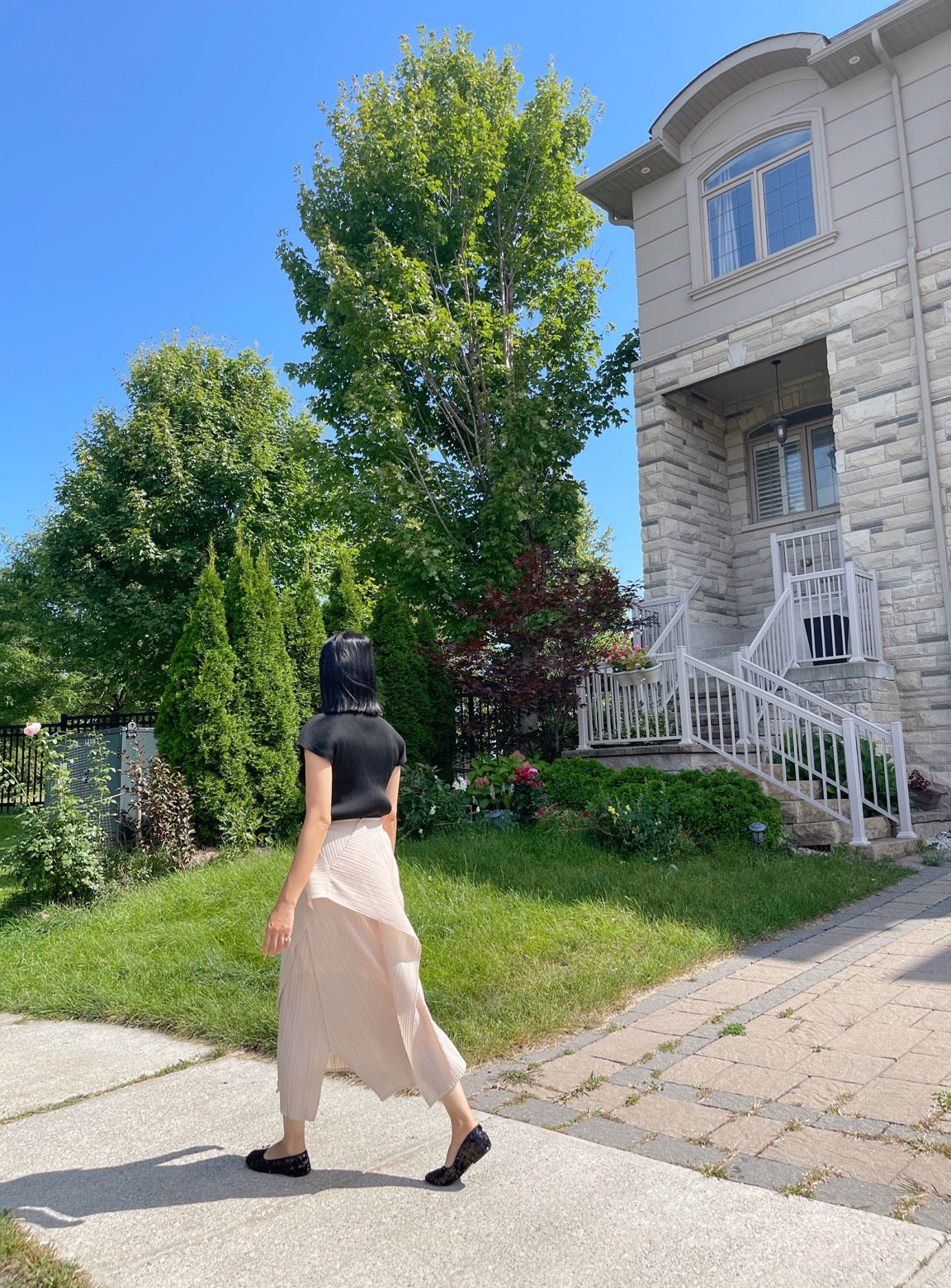 Edge skirt (black, pink, beige, brown)