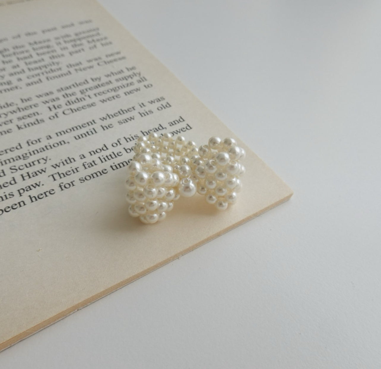 pearl ring (flower, ribbon,heart)