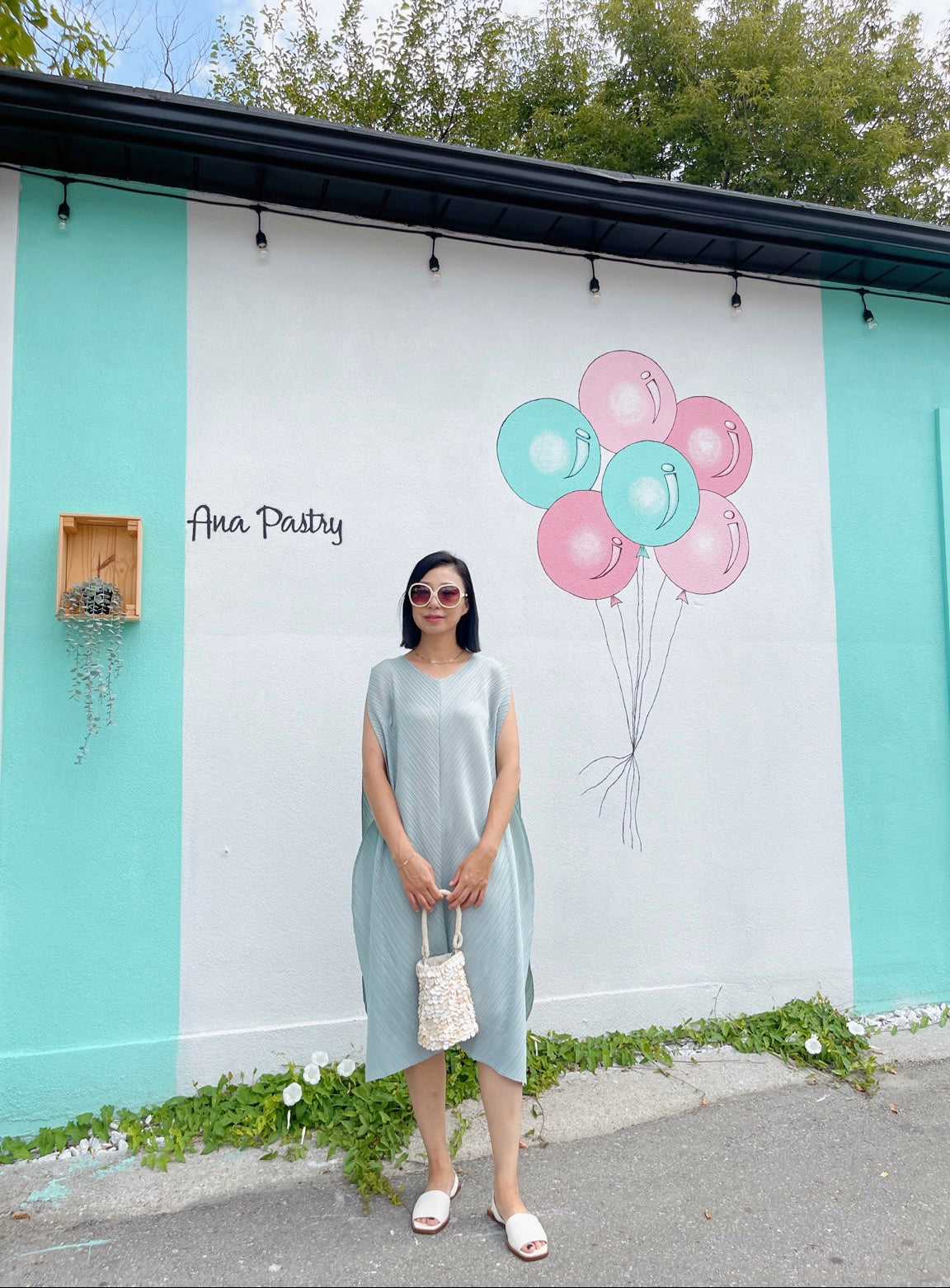 solid dress (black, pastel blue ,pink)