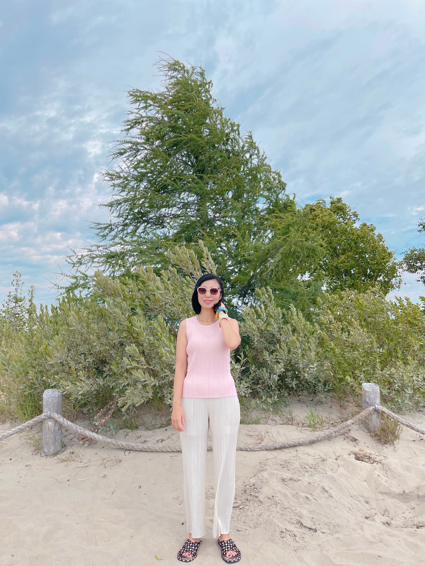 Basic Top (black, ivory, green, pink)