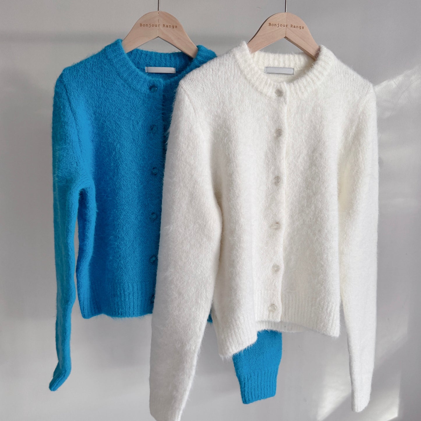 Candy Cardigan (ivory, blue)