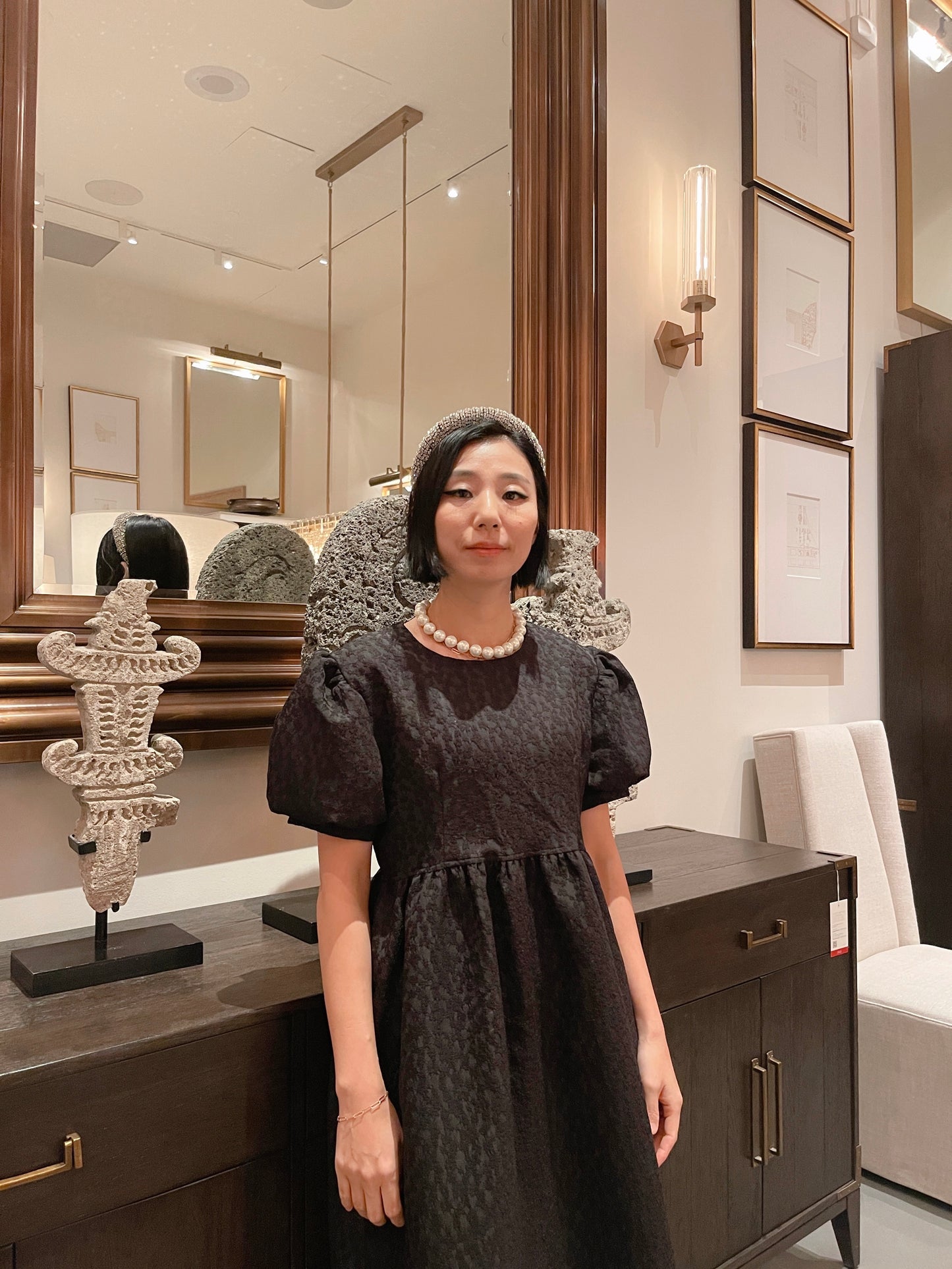 jacquard dress