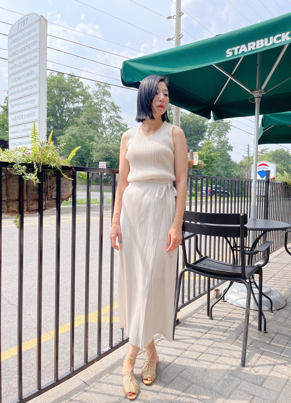 Wrap skirt (mint, royal blue, pink, mustard, black, ivory)