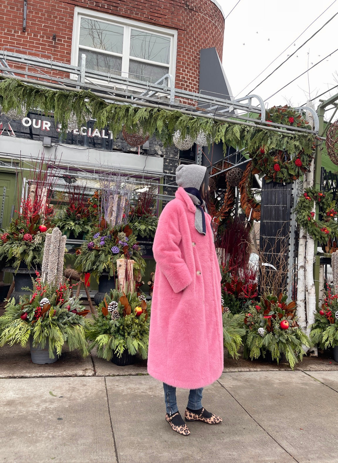 Eco mink coat