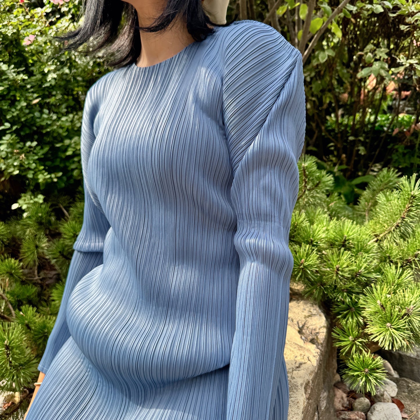 Edge dress (pink, blue)