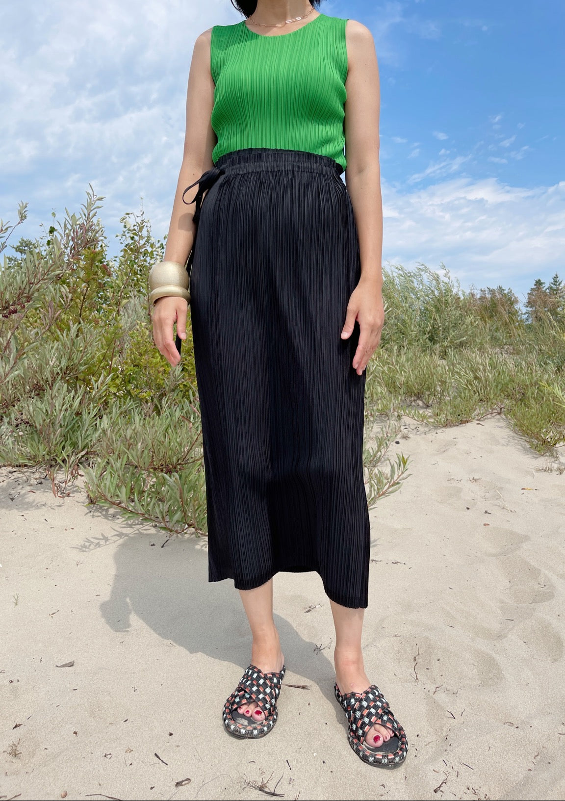 Wrap skirt (mint, royal blue, pink, mustard, black, ivory)